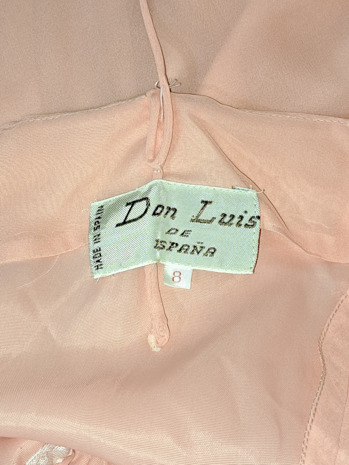 Vintage 1970s Handkerchief Festival Dress XS Don Luis de Espana Double Chiffon