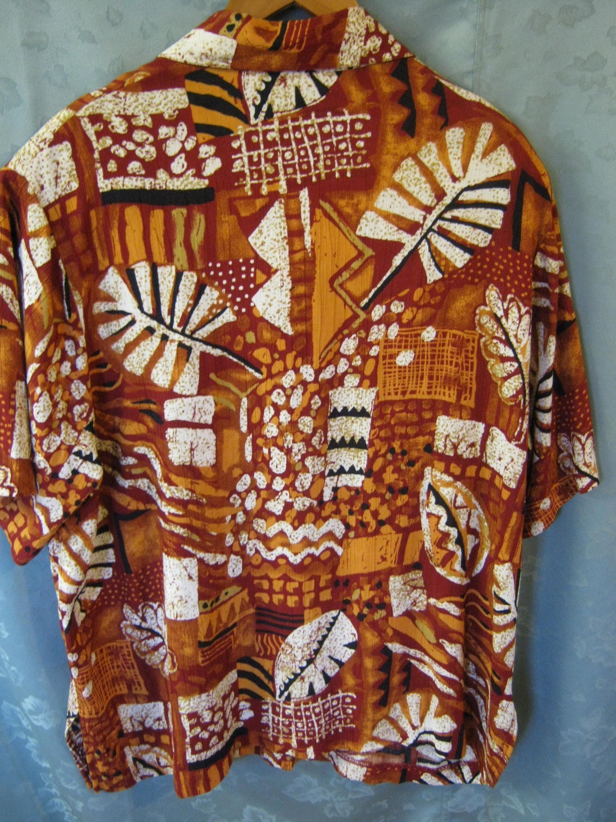 Vintage 90’s Anna Maxwell Shirt Tropical Print Plus Size 20W Women’s Top