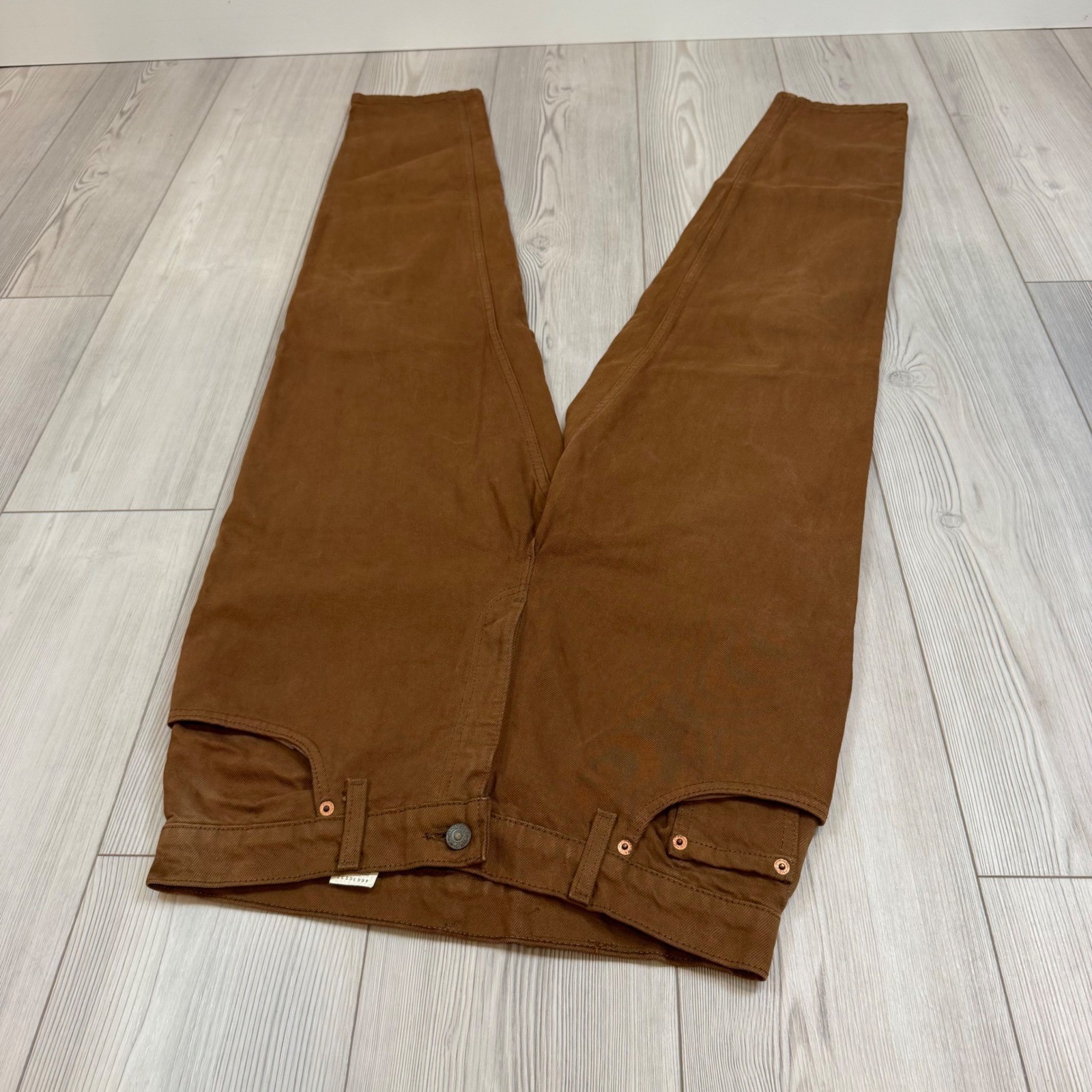 Vintage Levis 550 Relaxed Fit Tapered Leg Brown Denim Jeans Made in USA Women 13