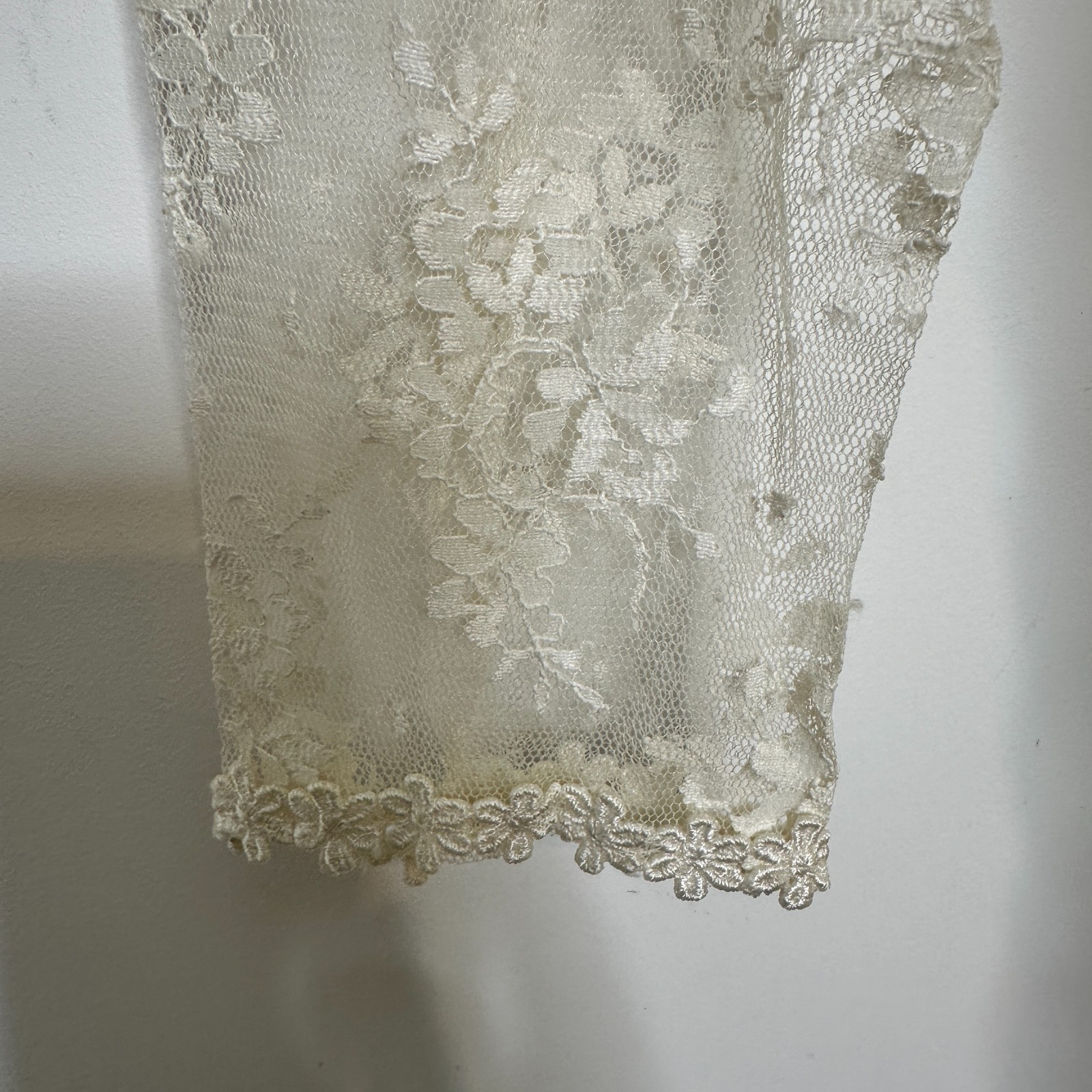 VTG 70s 80s Barbara Chodos Michael Marcella Lace 2 Pc Flapper Set Sz 12 NWT