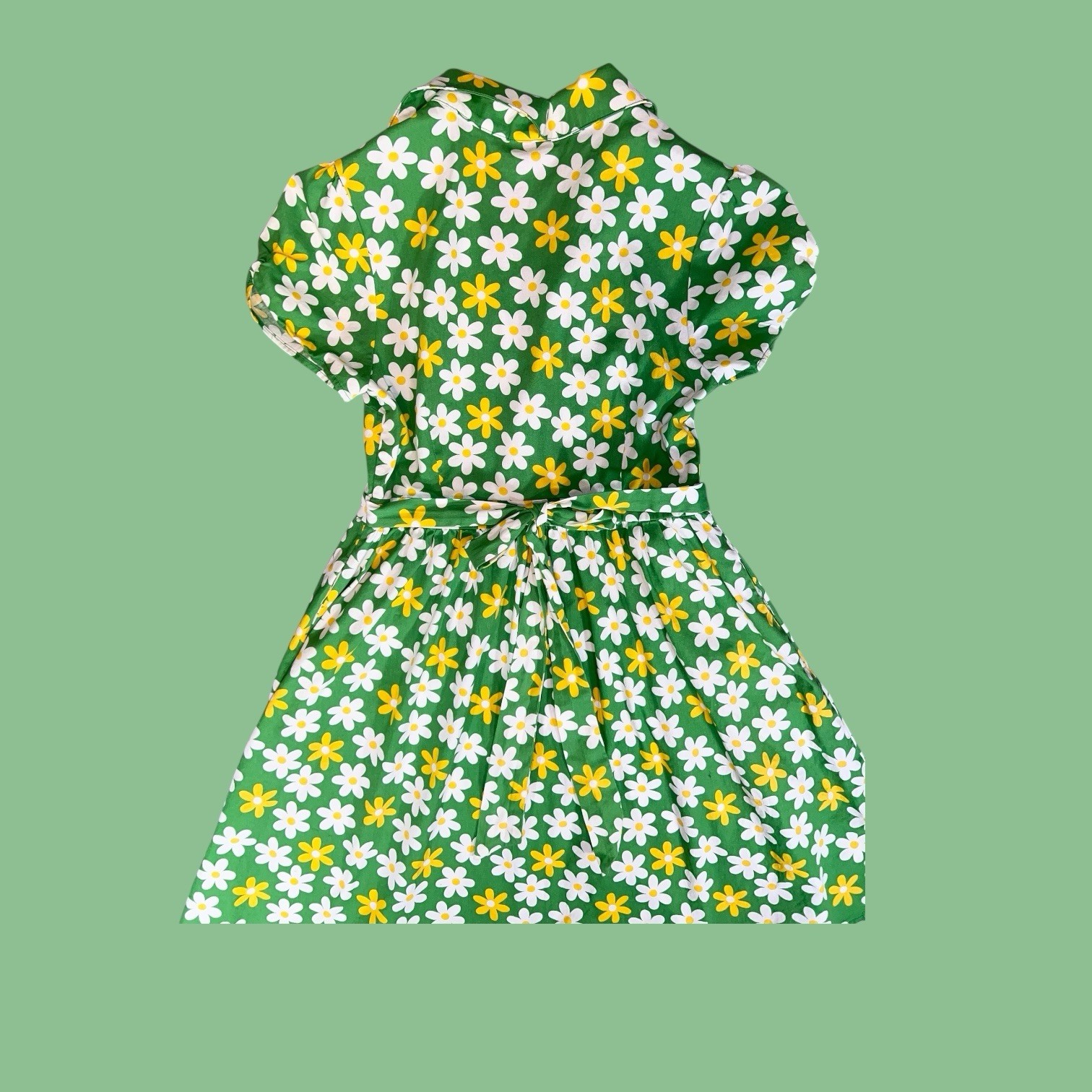 RETRO MODCLOTH FLORAL FLOWER POWER TWEE DRESS FAIRY WHIMSICAL MOD BOHO HIPPY M