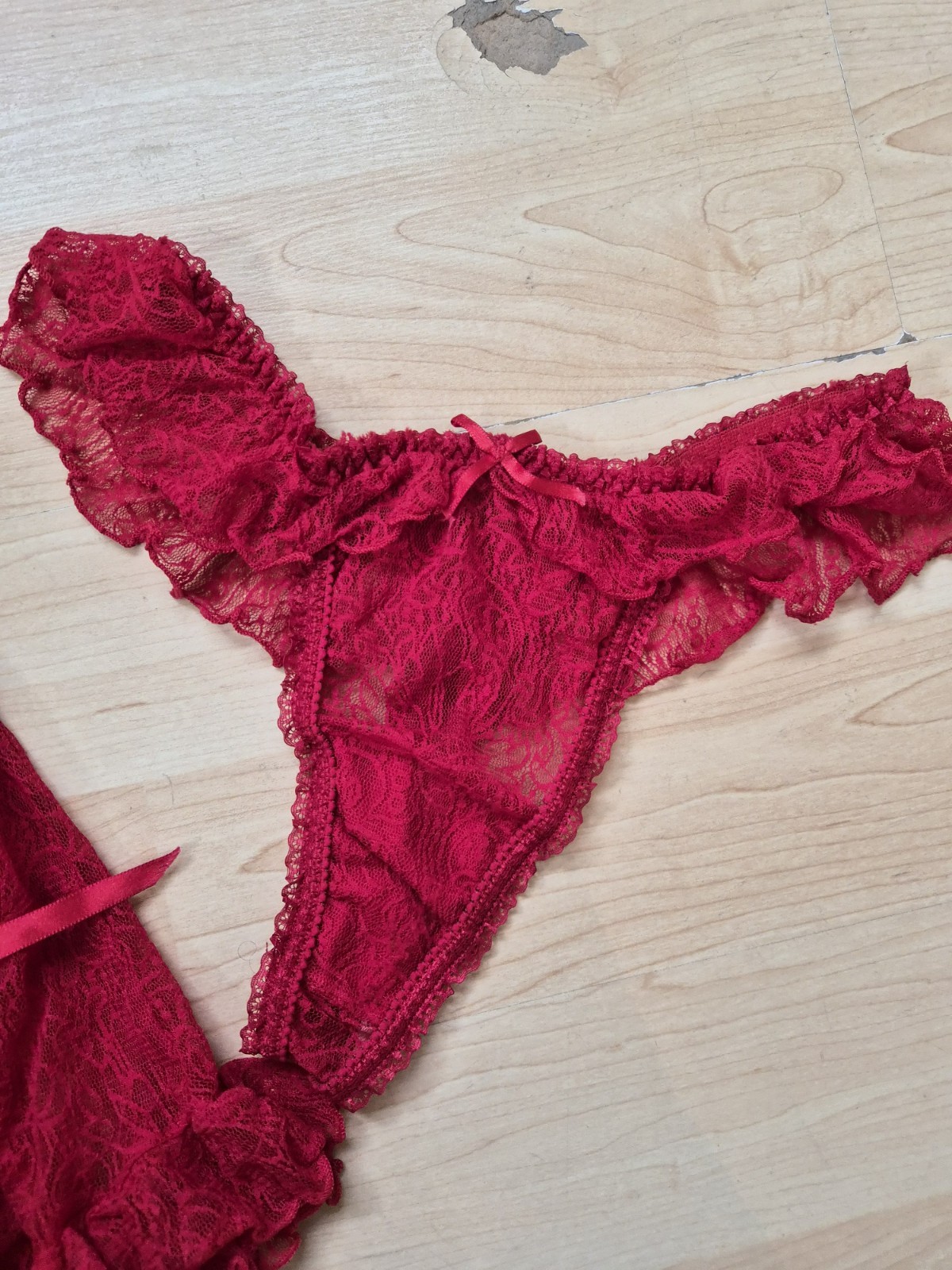 Vintage 90s 2pc Babydoll Panty Set Coverup Jacket All Nylon Lingerie Medium