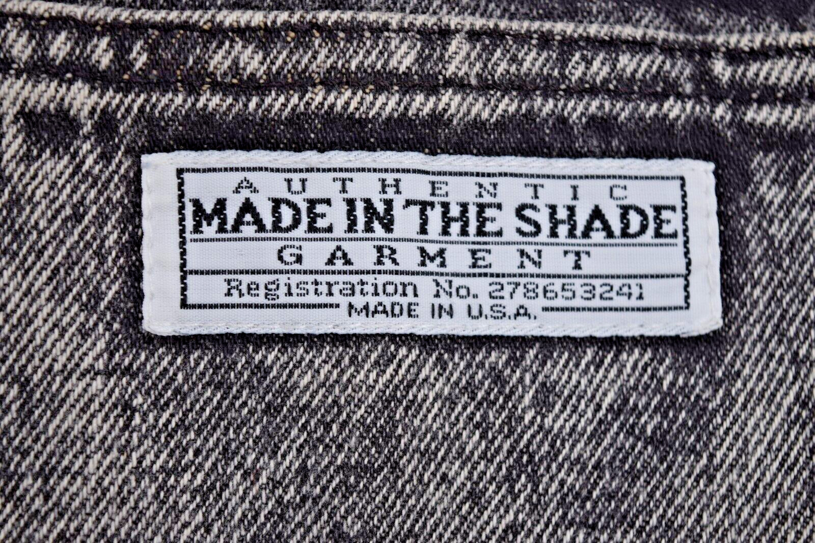 Vintage Jeans Acid Wash Made in the Shade 28 x 30 80s High Waist Made USA