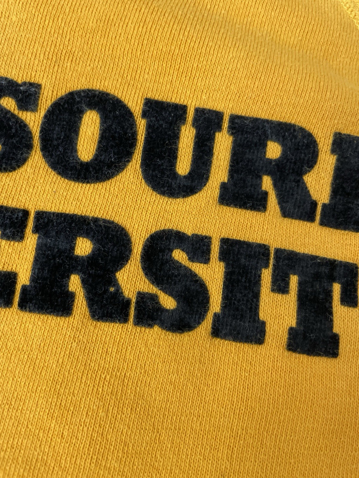 Vintage XS Sweatshirt 70s Artex University Missouri Mizzou Raglan Crewneck GUC