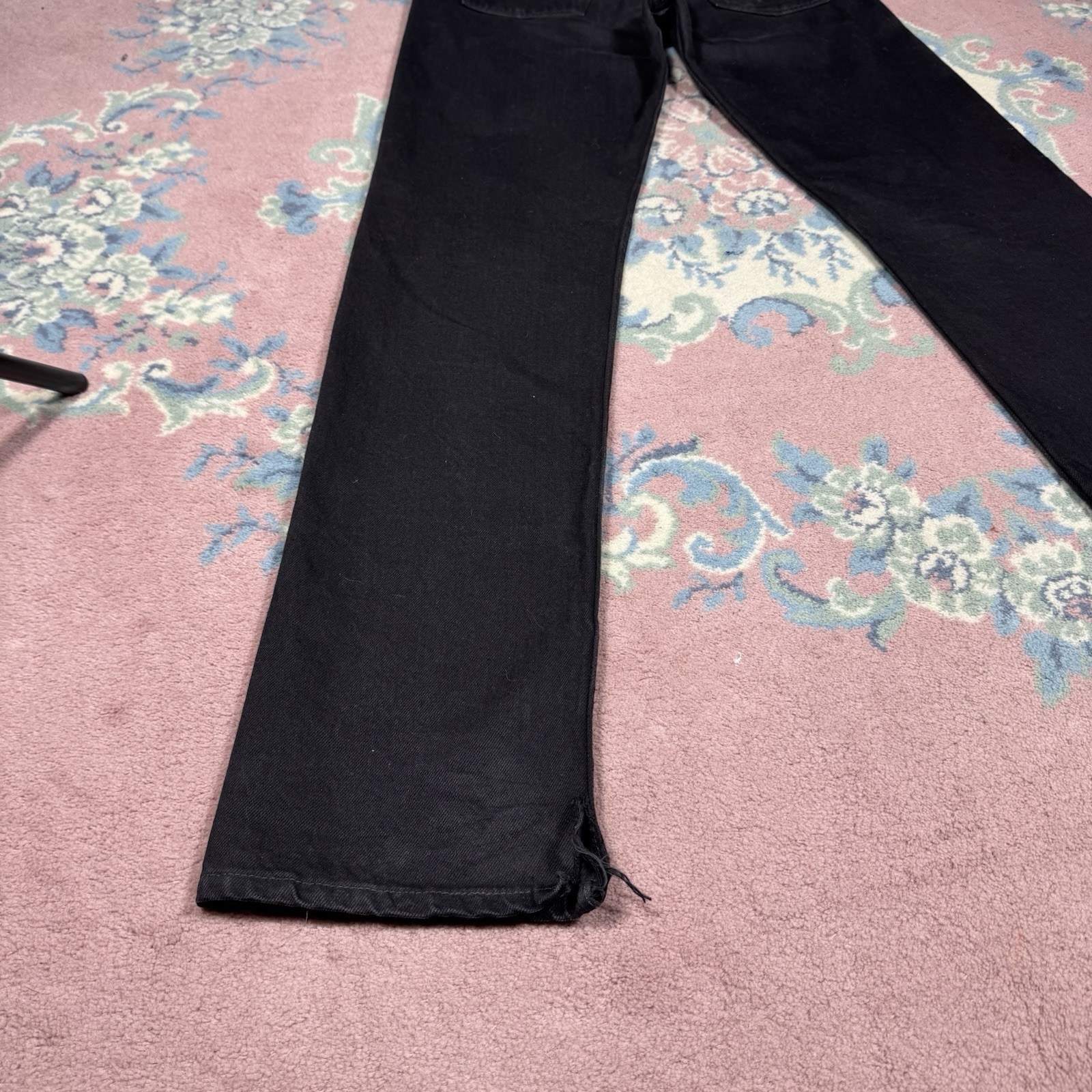 Rare Vintage 90s Women’s Black Levi’s XX 501 Made In USA 29×34