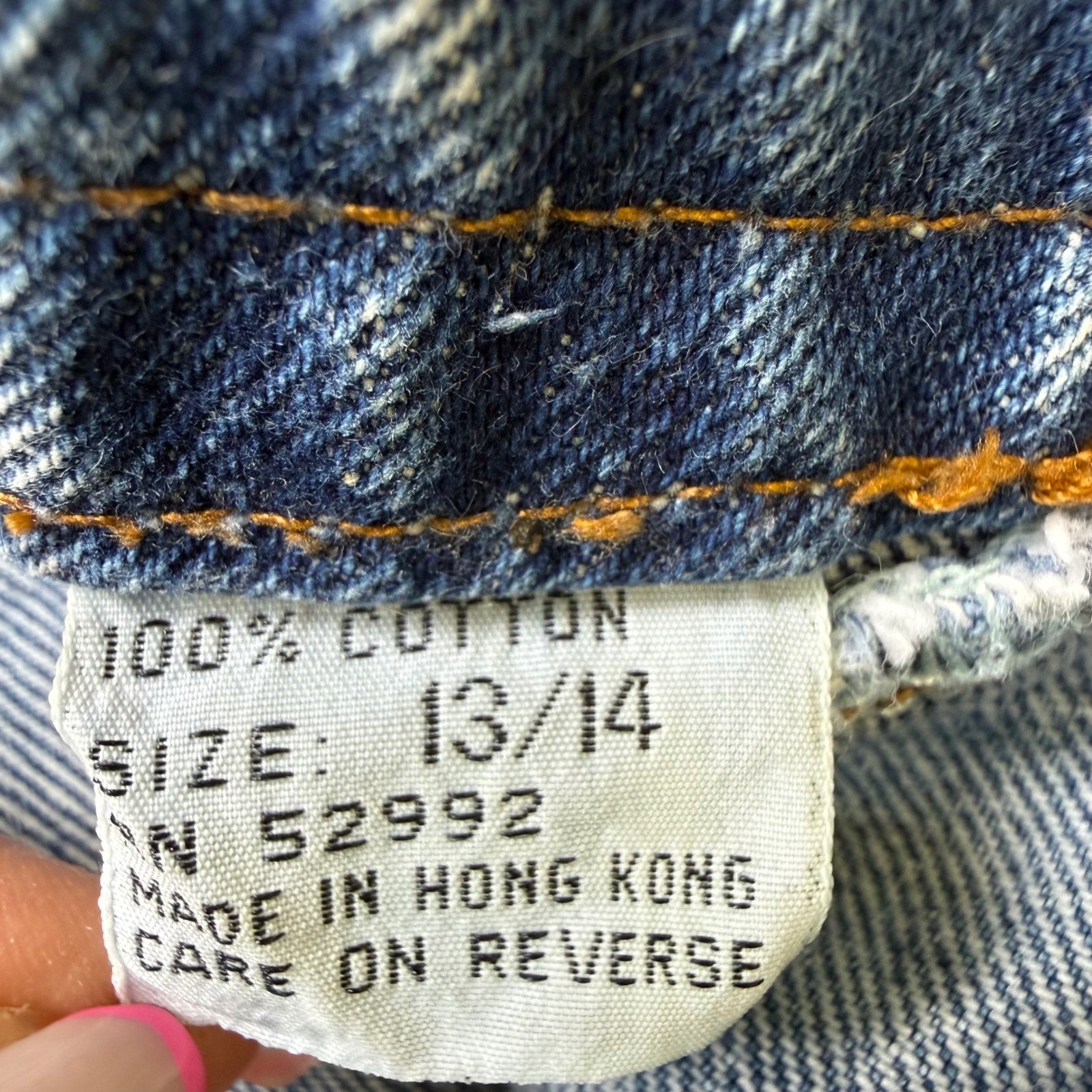 Vintage Jordache Gold High Waisted Acid Wash Tapered Jeans Womens 13/14 Blue