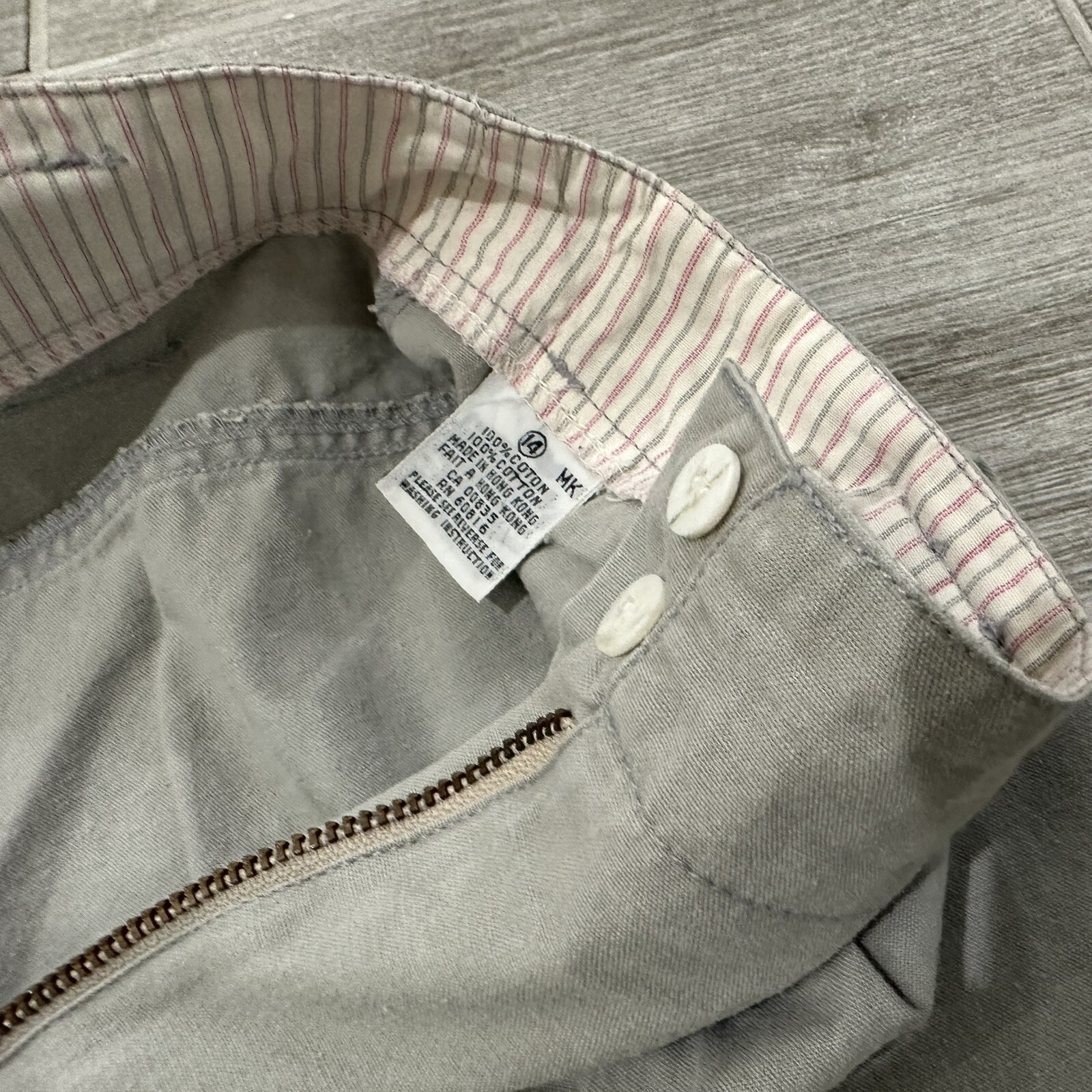 Gloria Vanderbilt For Murjani Women sz 14 Vintage High Waisted pants taupe