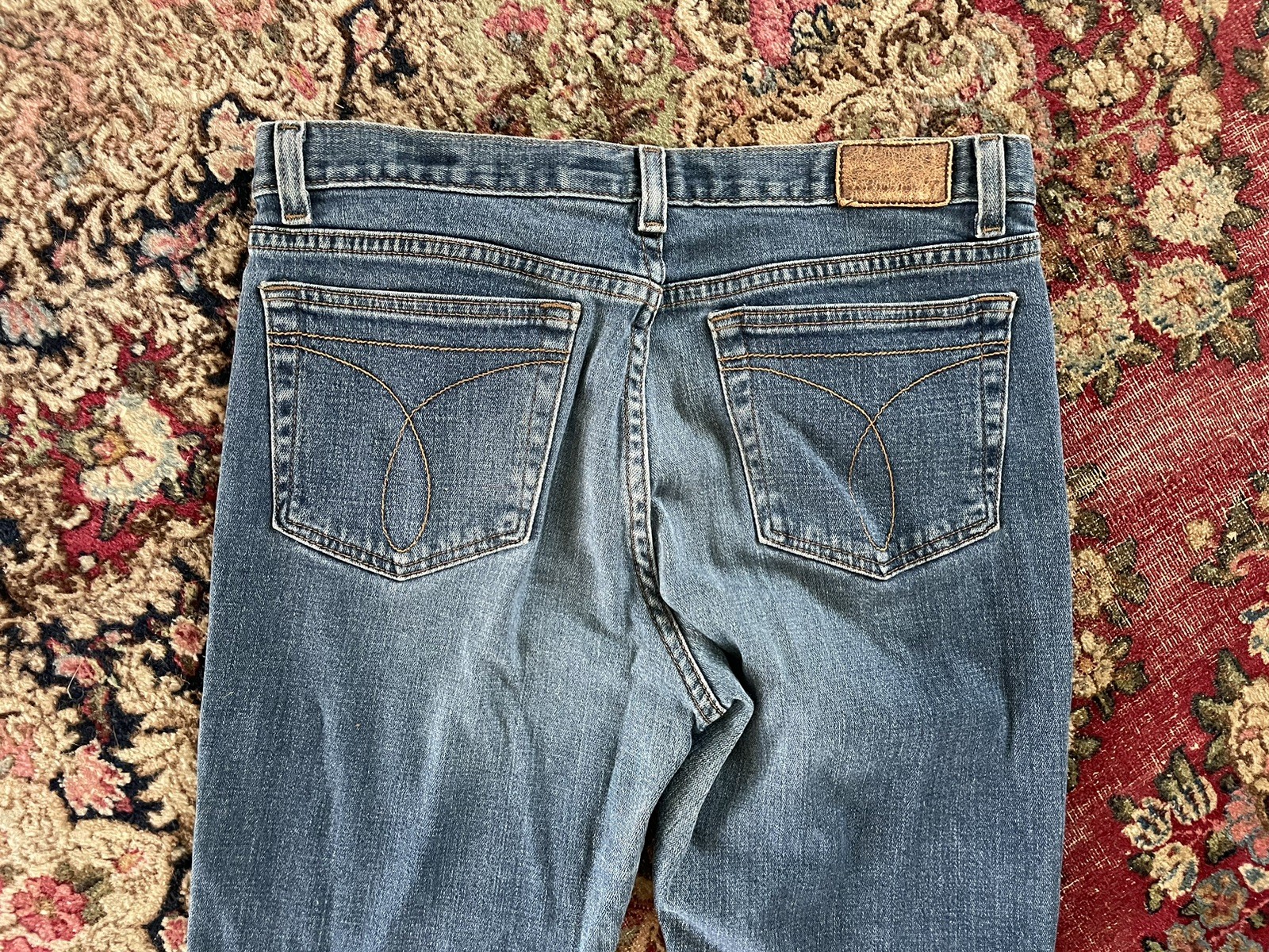 Vintage Y2K Calvin Klein Jeans Flare Stretch 8 32L