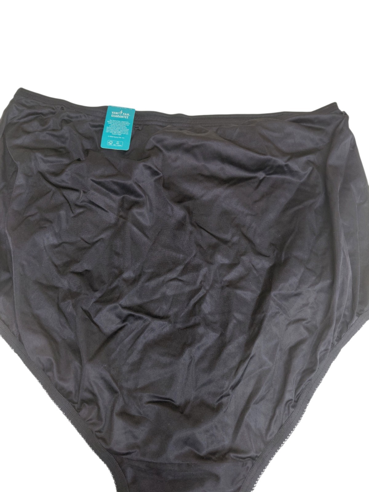 Vintage Vanity Fair Brief Mid Black Size 9/2XL