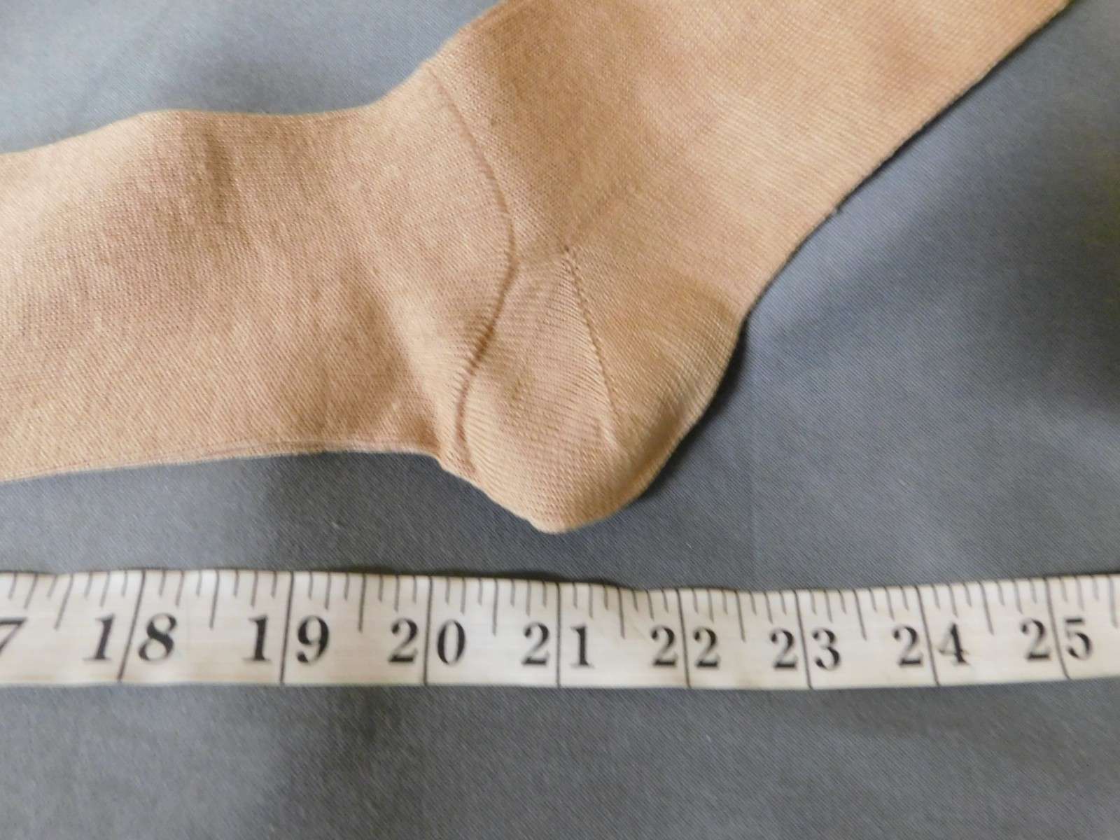 Vintage TRIMFIT Cotton Stockings Size 8 1940’s Tan NWT #14