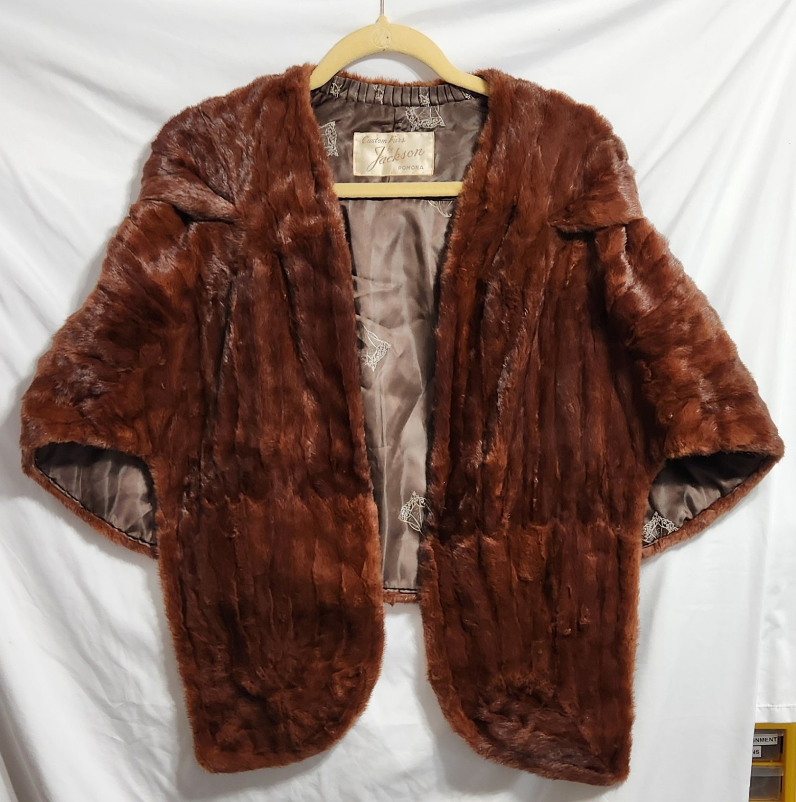 Vtg Custom Furs By Jackson Mink Stole Unknown Size See Measurements
