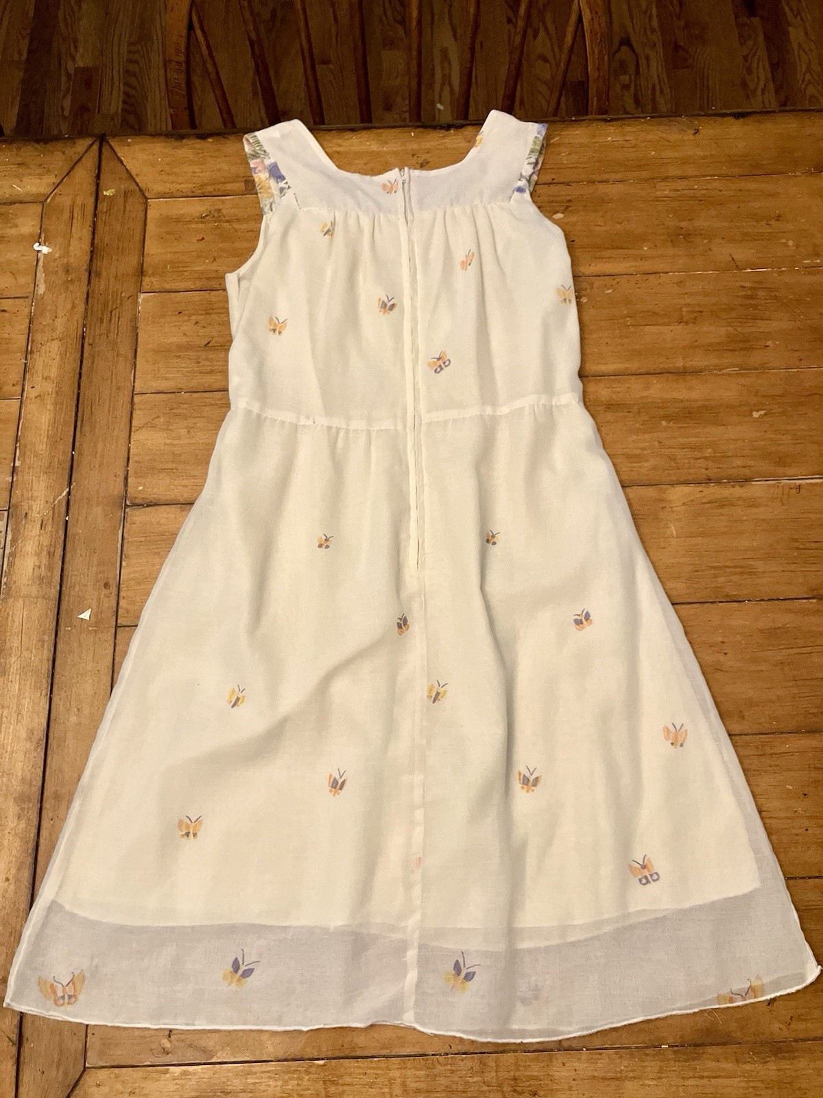 PBJ By Jerell 60’s 70’s Retro Boho Hippie Dress Butterfly Floral XS/S