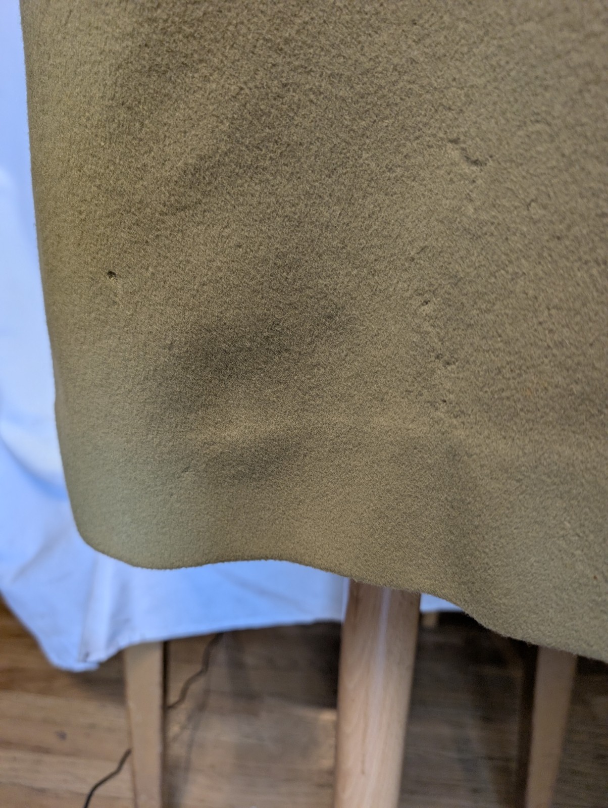 Vintage 100% Cashmere Car Coat Fern Jade Green Size 12-14 Large NOTES!