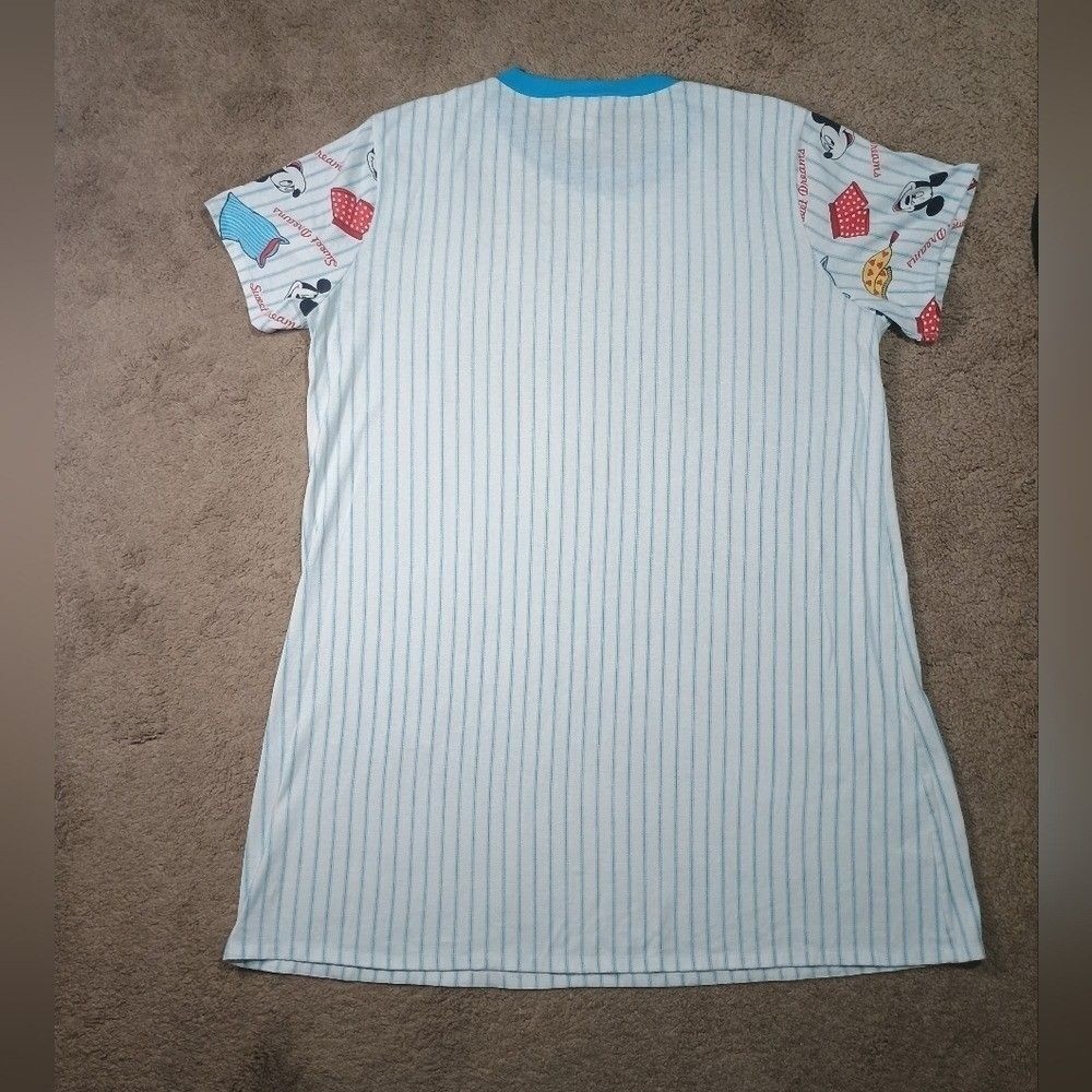 Vintage Disney Mickey Mouse striped nightgown sweet dreams unlimited