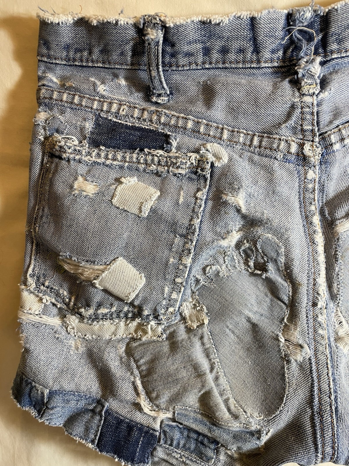1972 Levi Strauss Denim Cutoffs Shorts 30” Waist Original