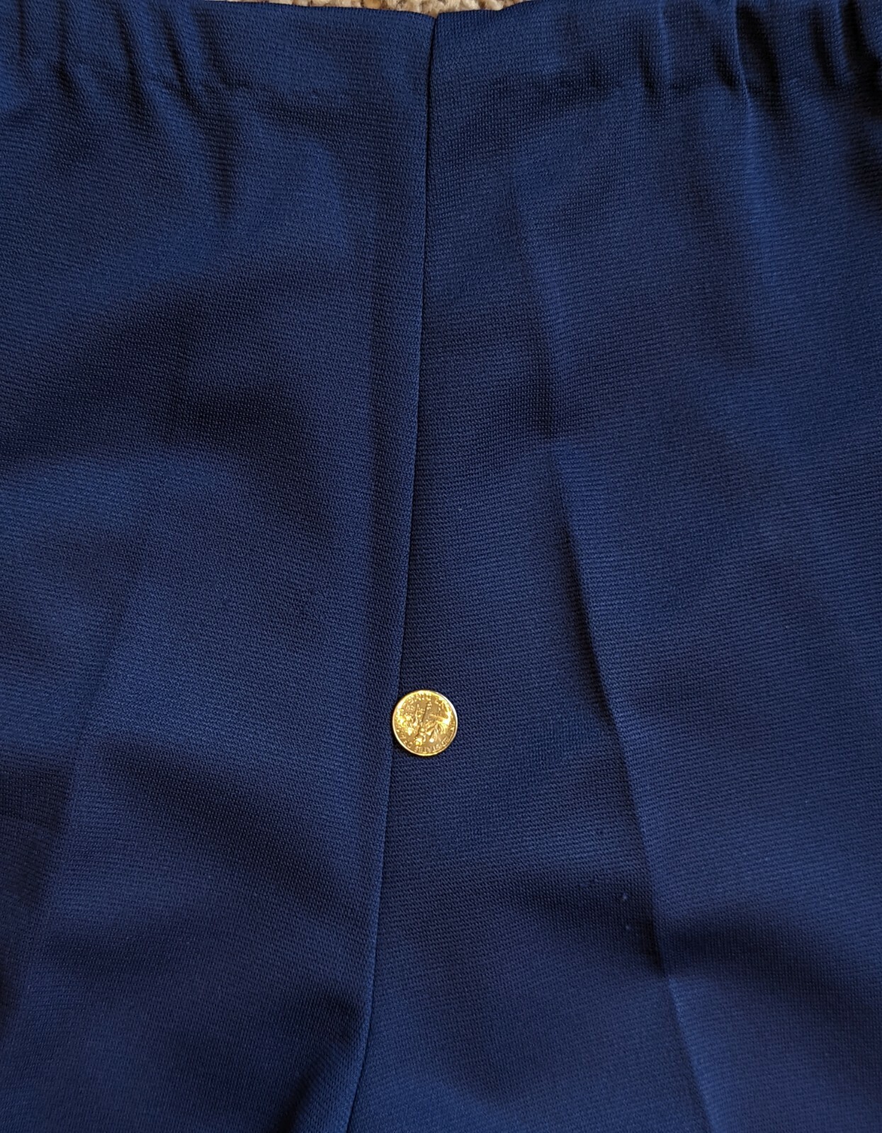 Vintage 70s JC Penny Fashions Leisure Suit Bell Bottom Hippy Retro Blues Sz 12