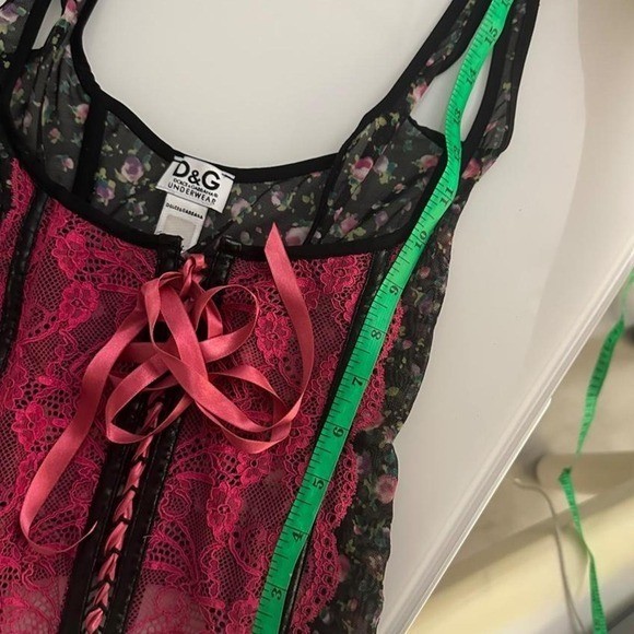 Dolce & Gabbana Vintage Lace Up Corset