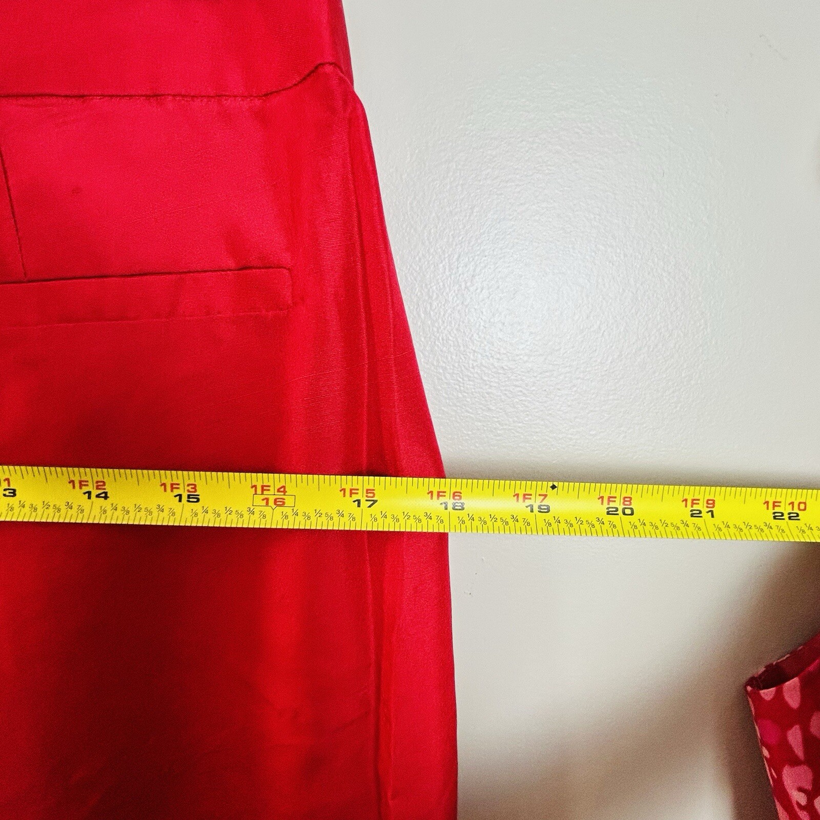 VTG 80s ICE 100% Silk Wrap Vest Blouse & Pants Set, Size 10 Pink Red Dots *read*
