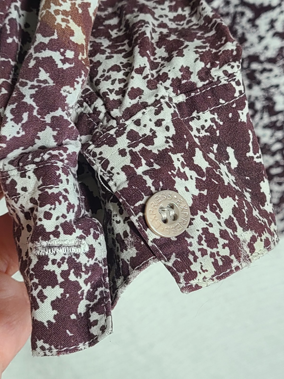 Vintage 1990s Oversize Shirt Mall Brand Limited Button Up Rayon Notebook Print