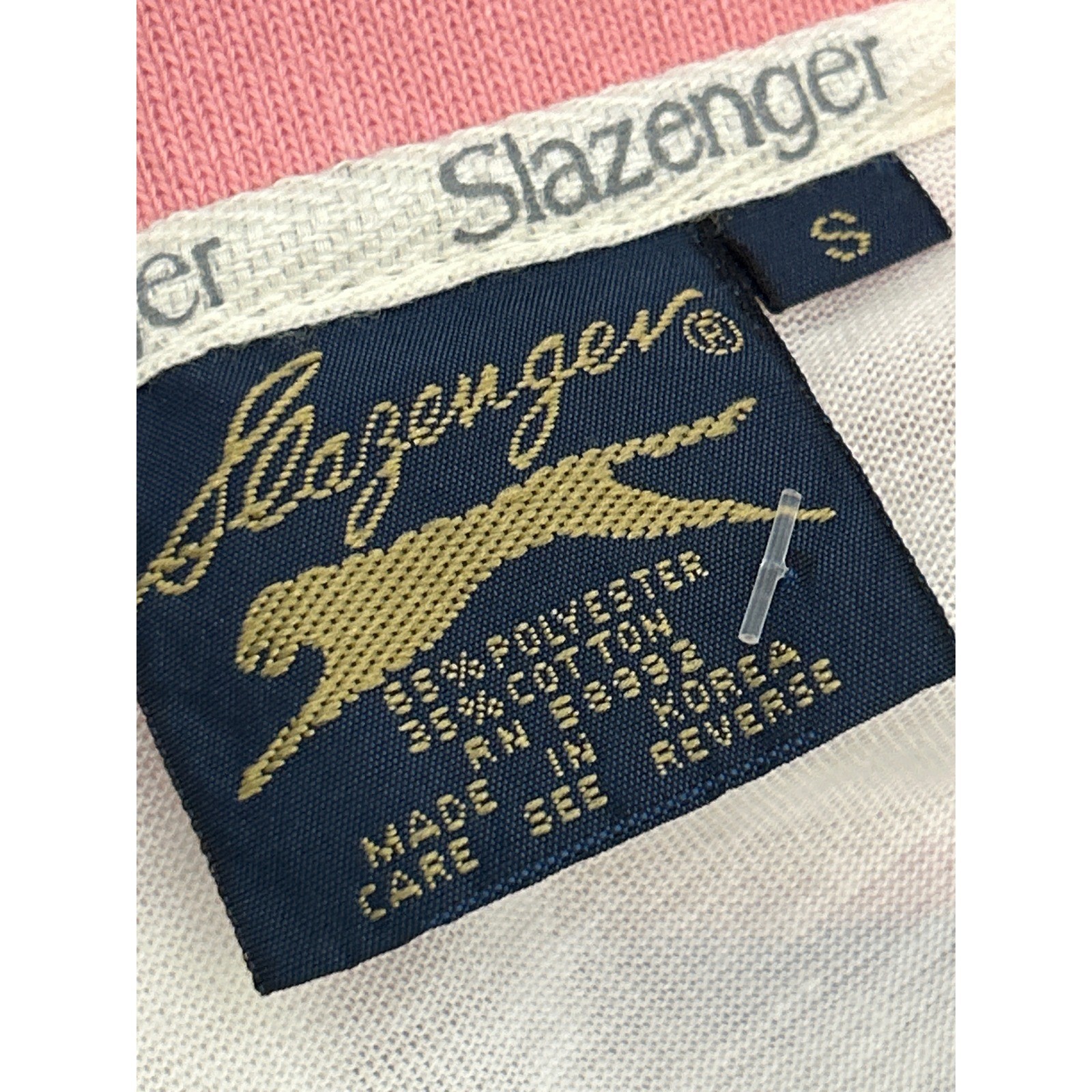 Vintage Slazenger Deadstock Polo Shirt Tenniscore Preppy Retro Sportswear