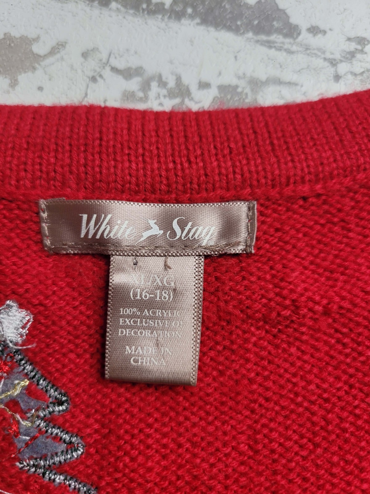 White Stag Women’s Christmas Vest Holiday Vintage 90’s XL 16-18