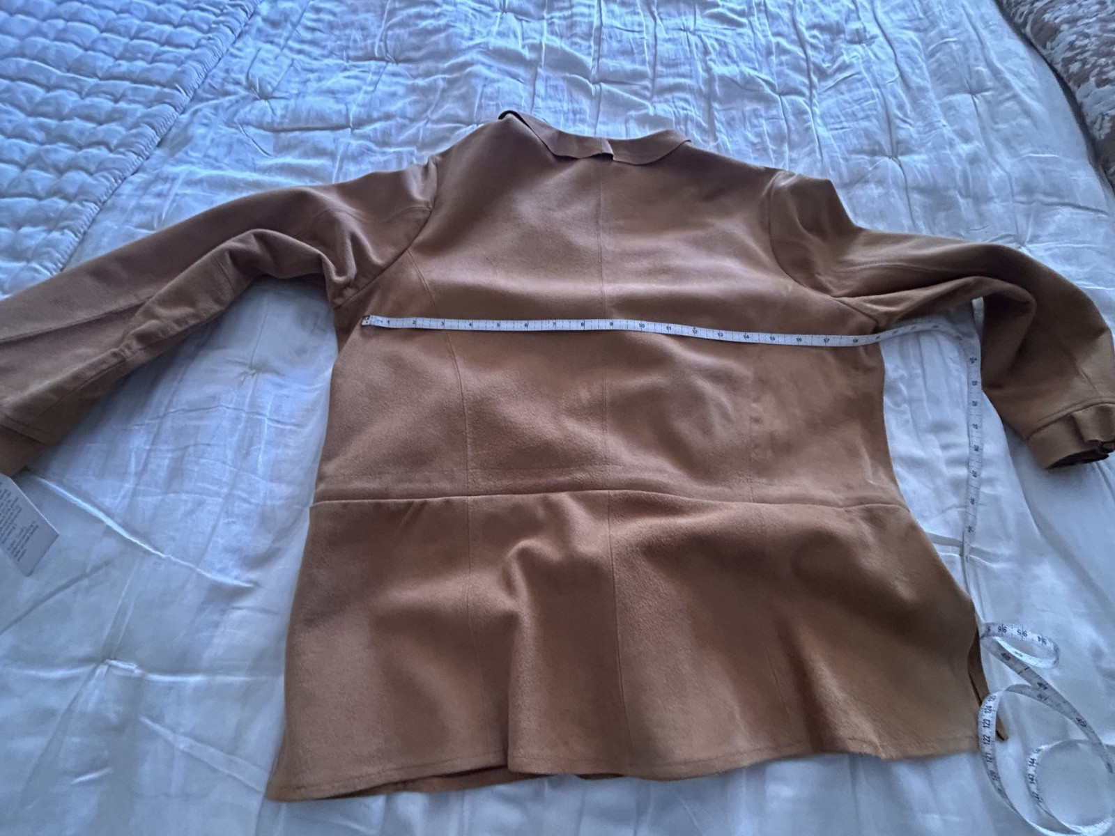 VINTAGE 1980’S VAKKO LEATHER SUEDE TOP NWT LARGE