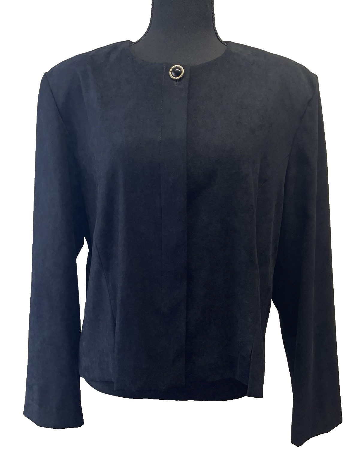 Vintage Black Blazer / Cardigan / Jacket – Womens Size 16