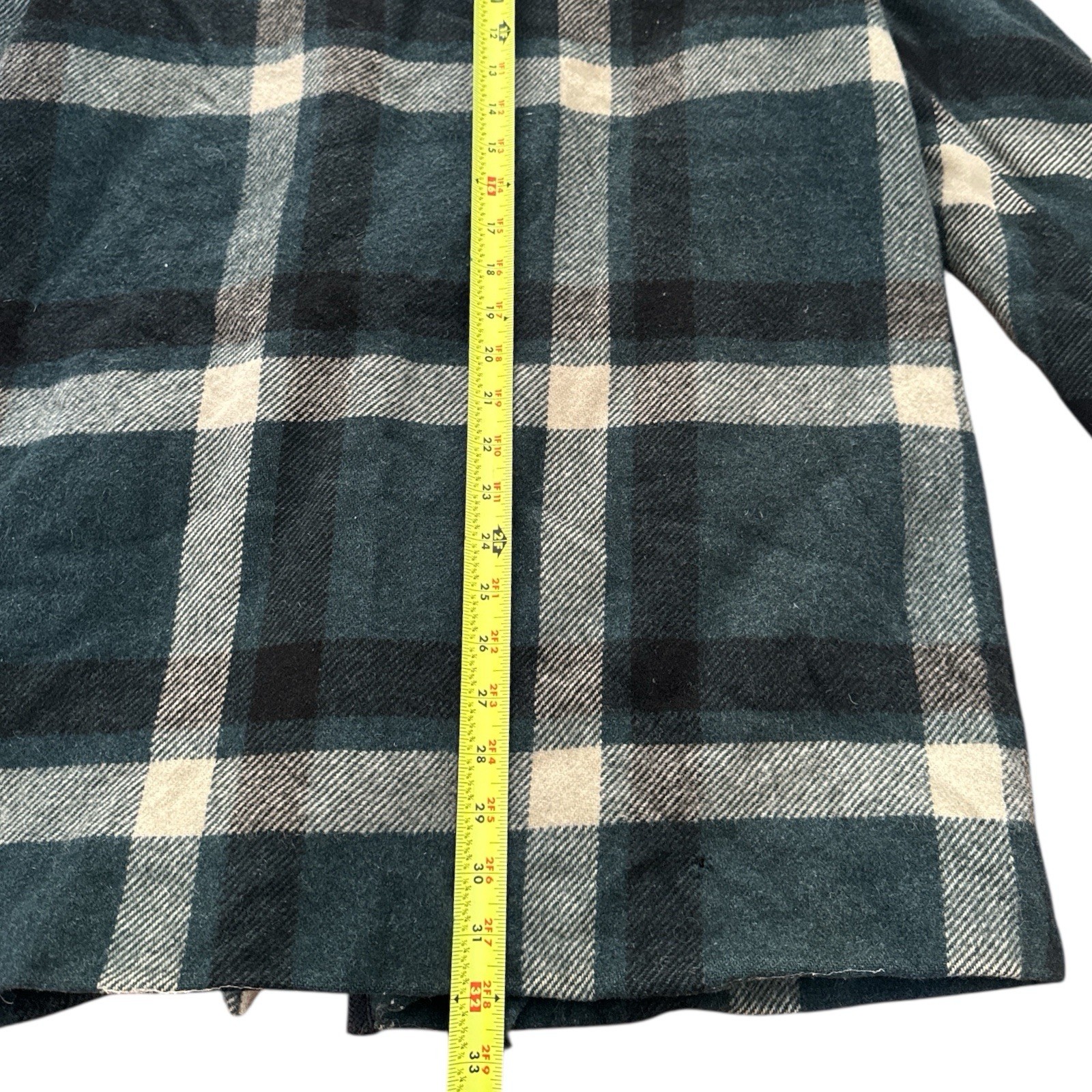 Vintage 60’s Betty Rose Wool Plaid Green White Callard Jacket/Coat Women’s M/L?