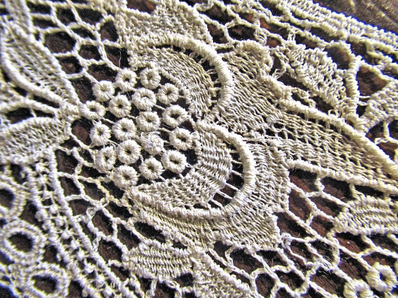 Vtg Dress Insert Applique White Intricate Schiffli Lace Flowers Wedding DIY Sew