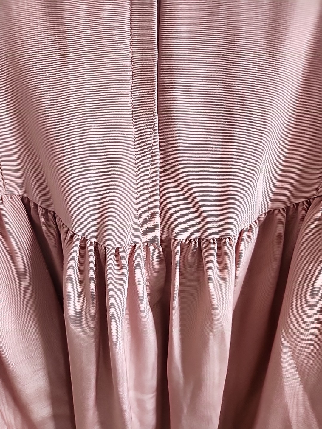 Vintage Cachet by Bari Protas Pink Puff Sleeve Lace Trim Dress PrairieCottagecor