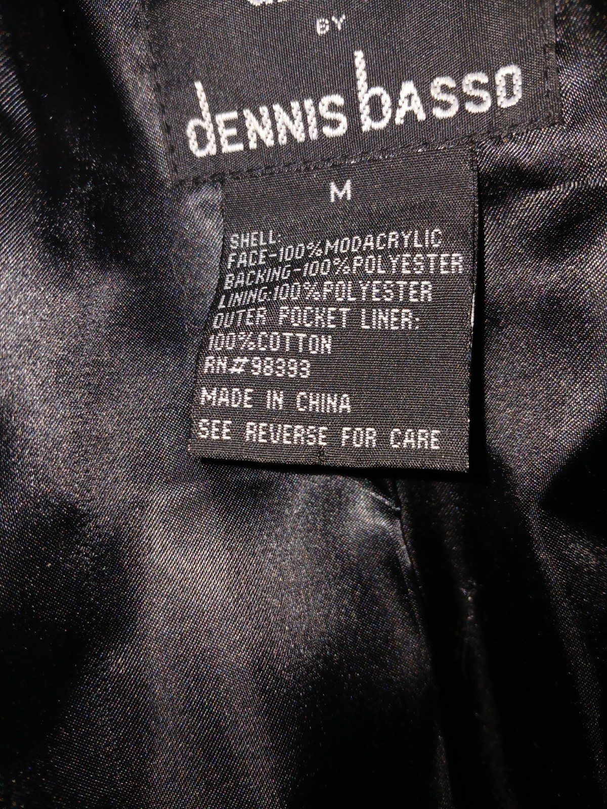 Dennis Basso Faux Fur Coat
