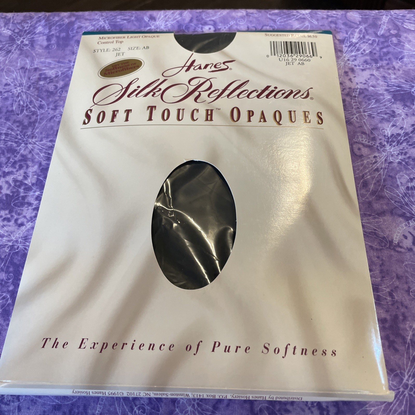 Hanes Jet Silk Reflections Soft Touch Opaque Pantyhose Hosiery Size AB NEW