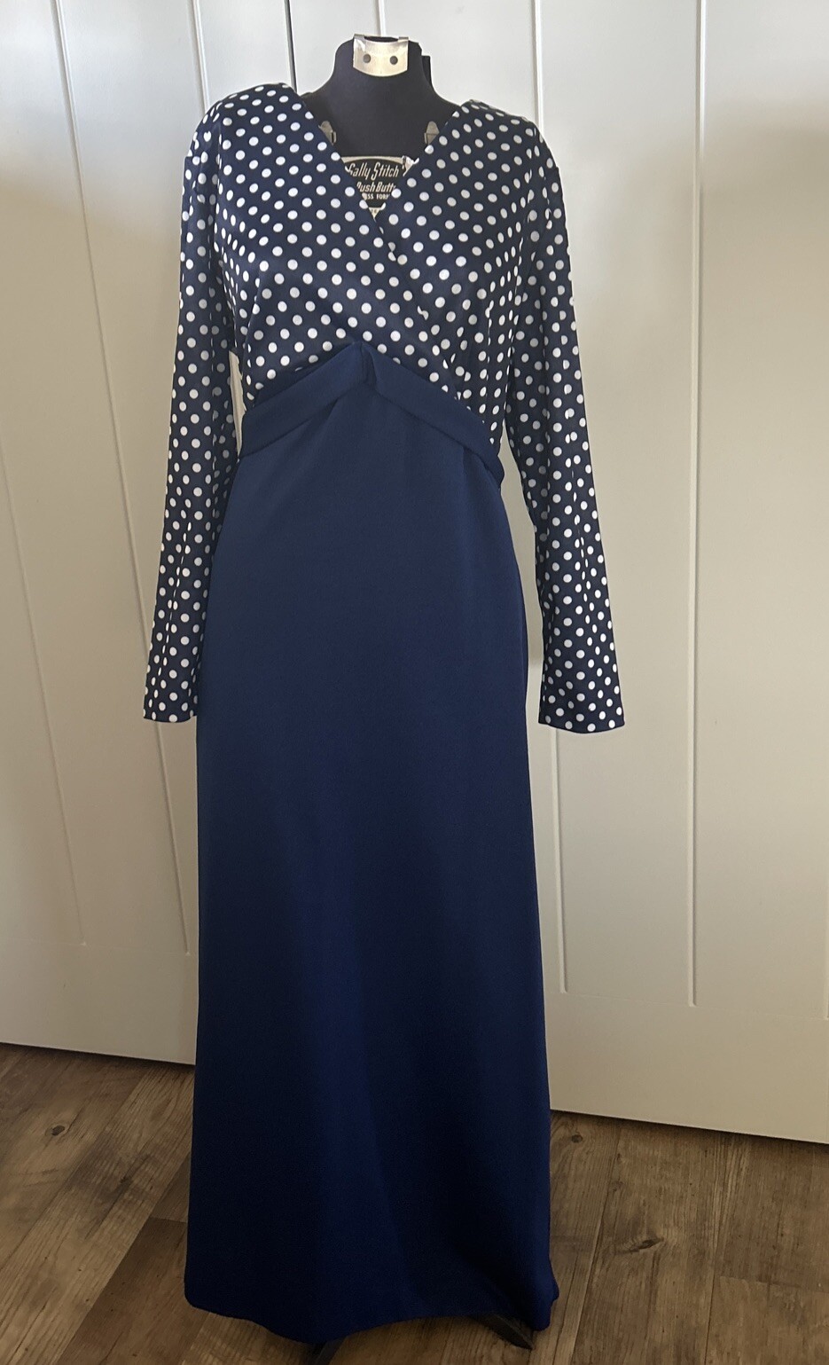 Vintage 1970’s Empire Waist Dress Size 20 1/2