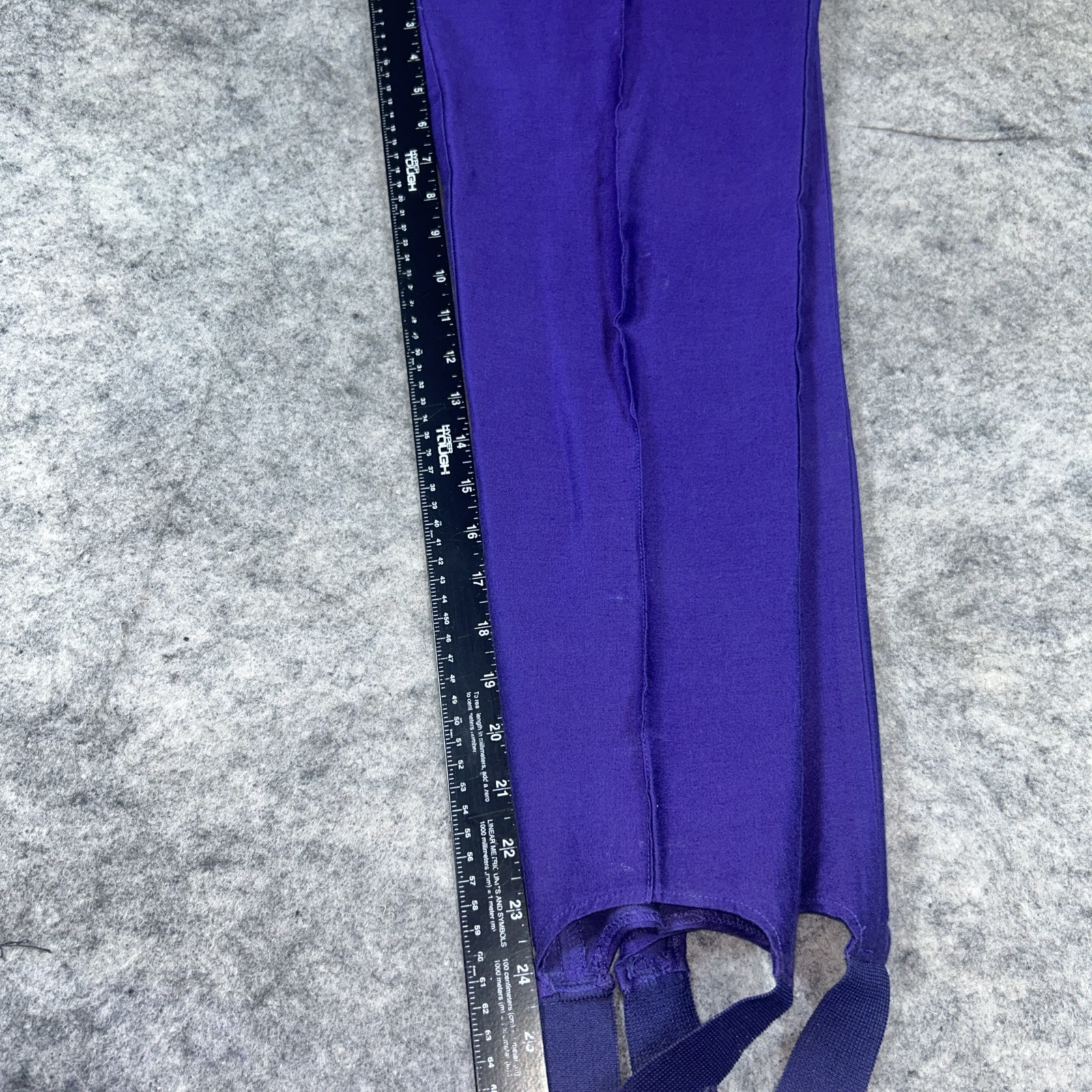 The Limited Stirrup Pants Size 8 Purple Rayon Blend Spandex Stretch Vintage 80s