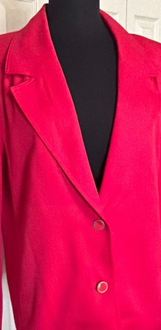 Da-Rue of California Petite VINTAGE Pink Women’s 2-pc. Pantsuit Size M/L (READ)