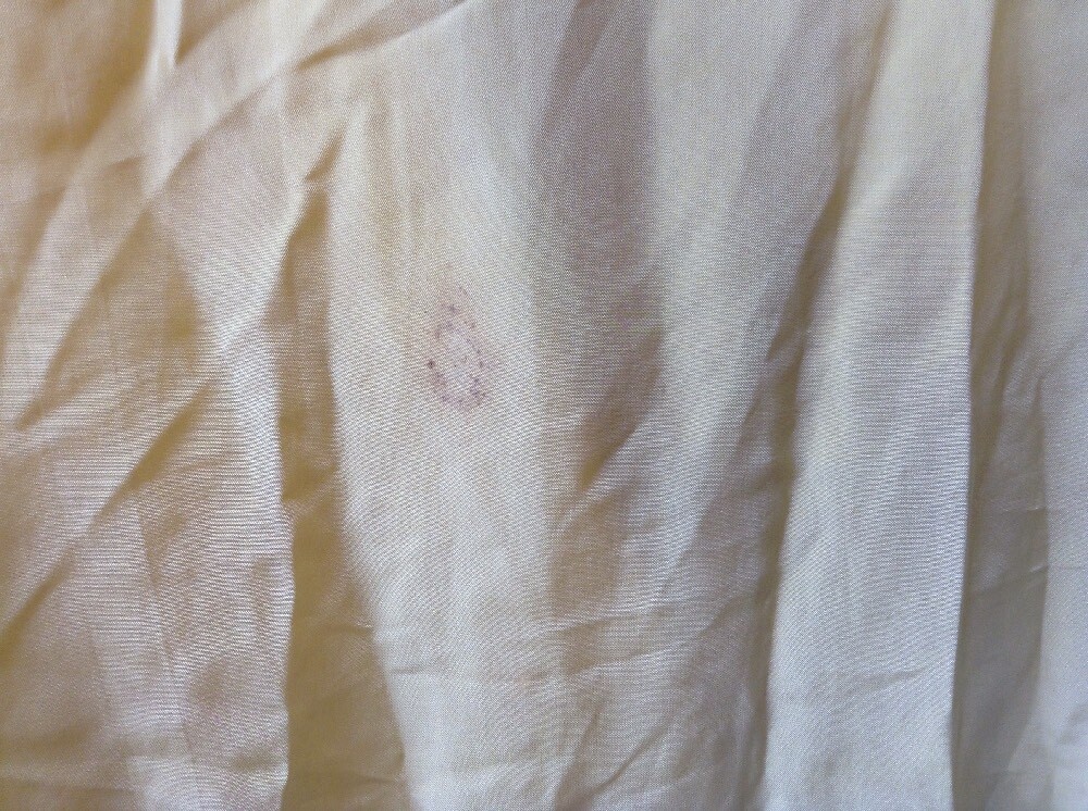 VTG 40s Yellow Dress Sz S ?27″W Theater Study Costume DAMAGE STAINS