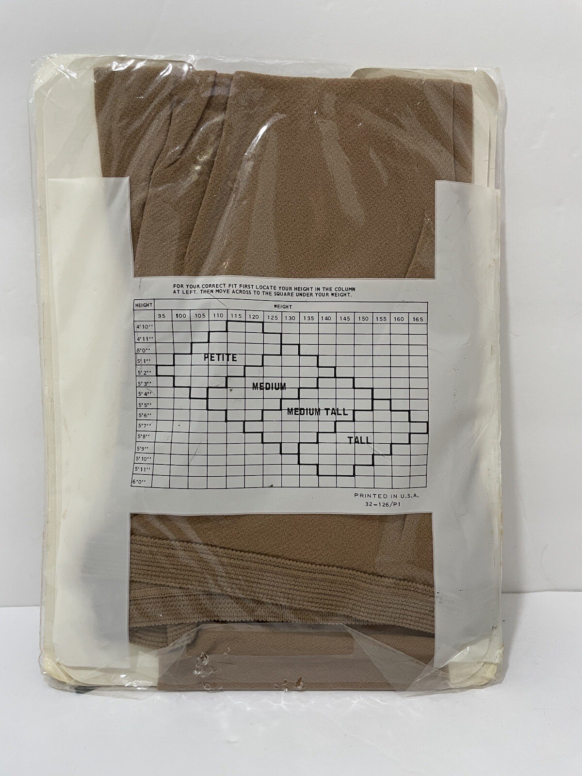 VTG Lot of 2 May Queen Blushing Beige Tall & One Size Panty Hose NOS