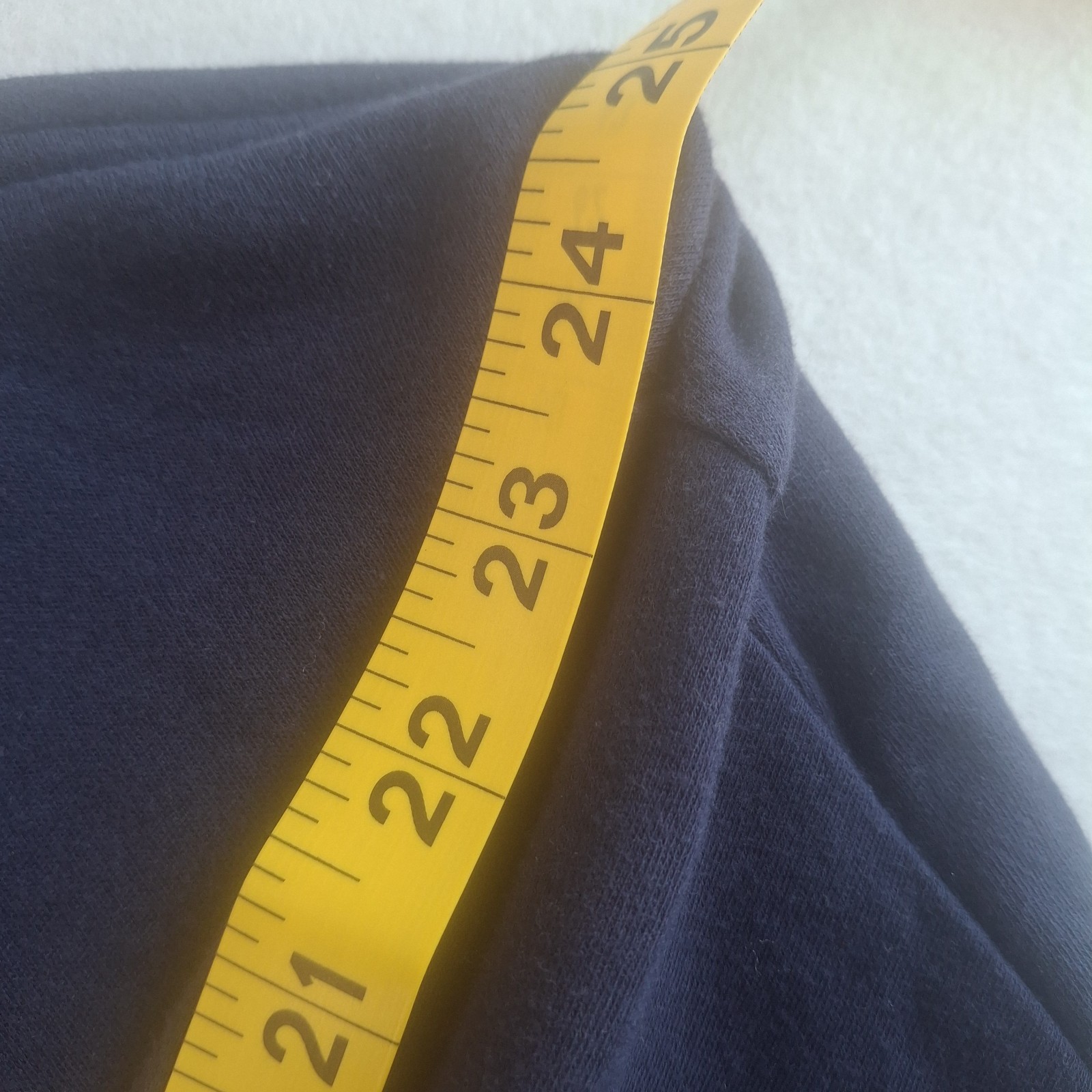 Vintage Vtg 417 Van Heusen Authentic Navy Blue Turtleneck Long Sleeve Sweater M