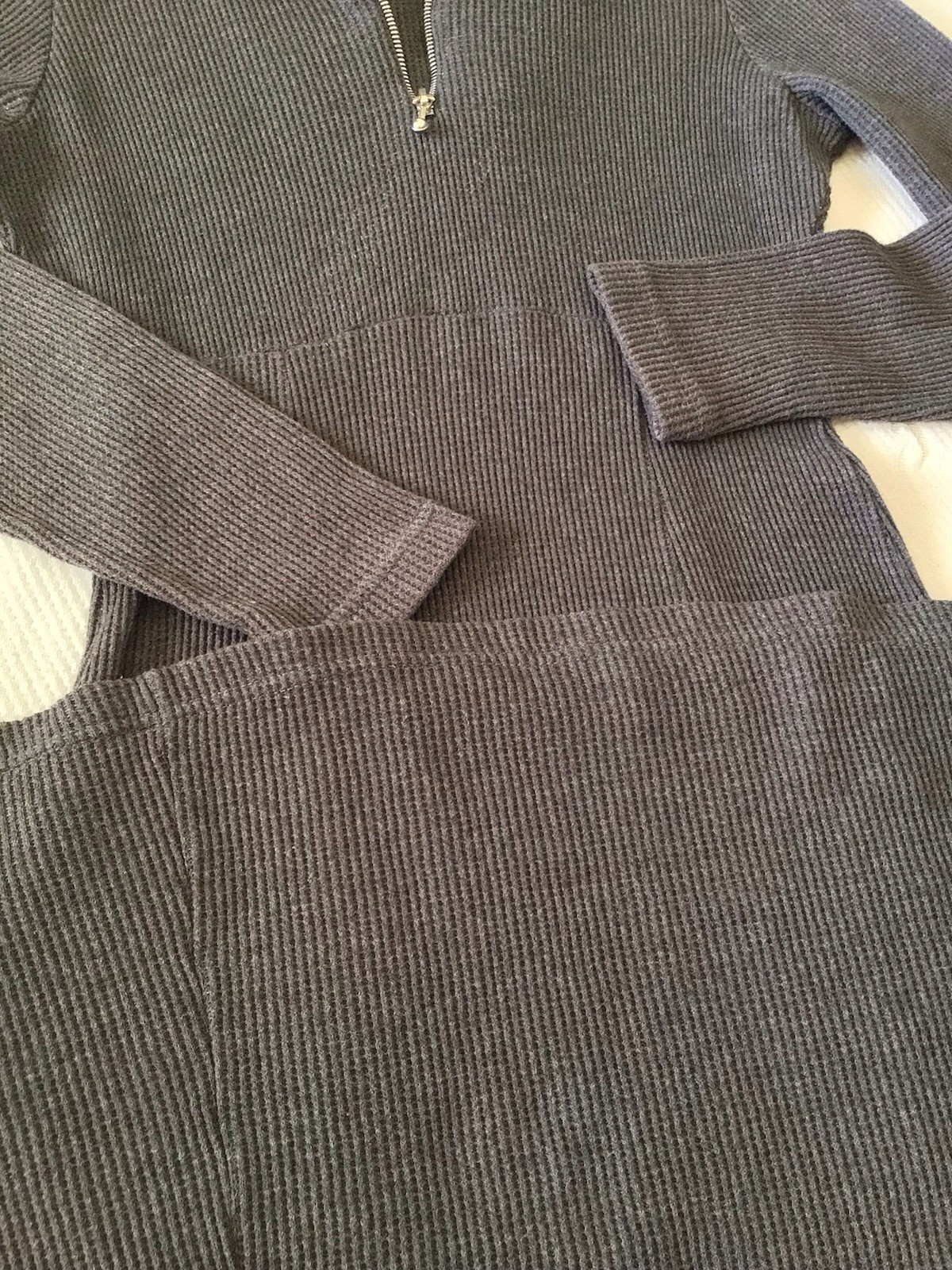 Vtg 90s Y2K Moda Int’l Sz M Ribbed Cotton Blend Maxi Dress Dark Gray Night Out
