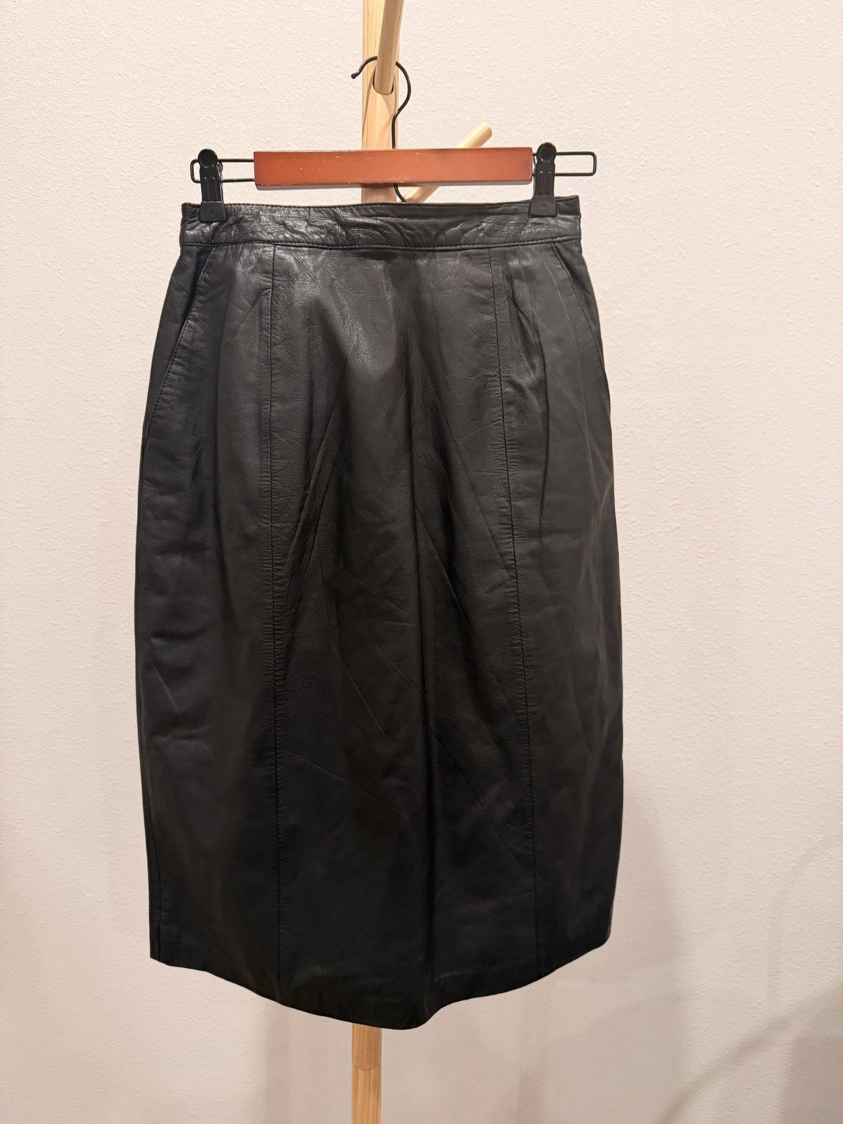 Vintage Leather Skirt