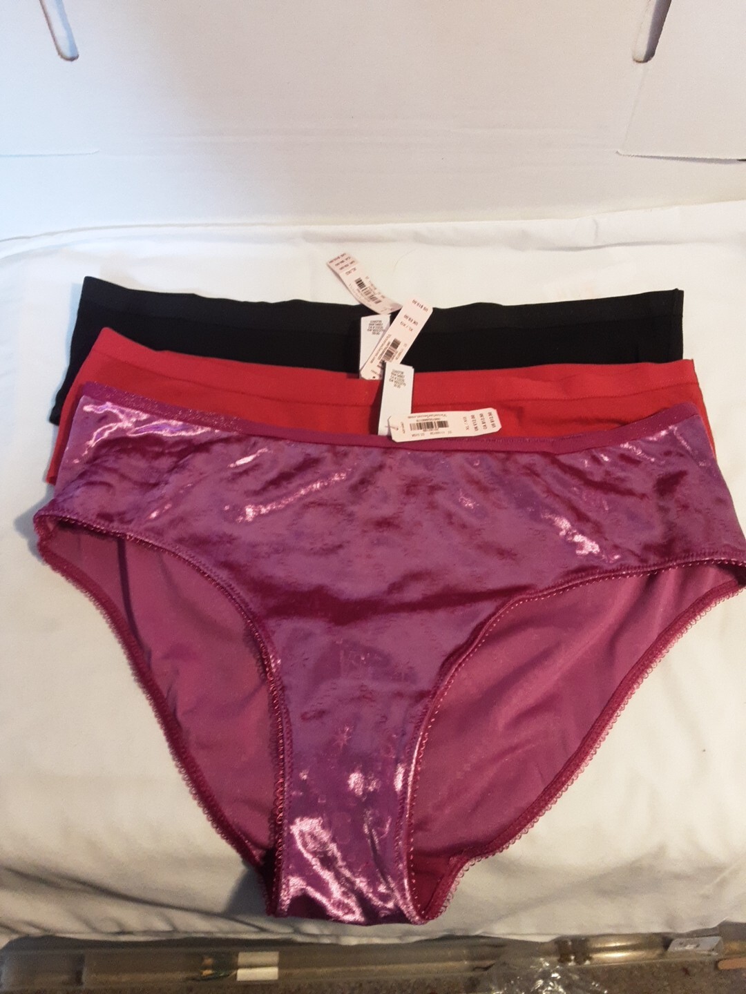 Lot of 3 Victoria’s Secret Hiphugger Cotton/Modal Panties Underwear Size XL