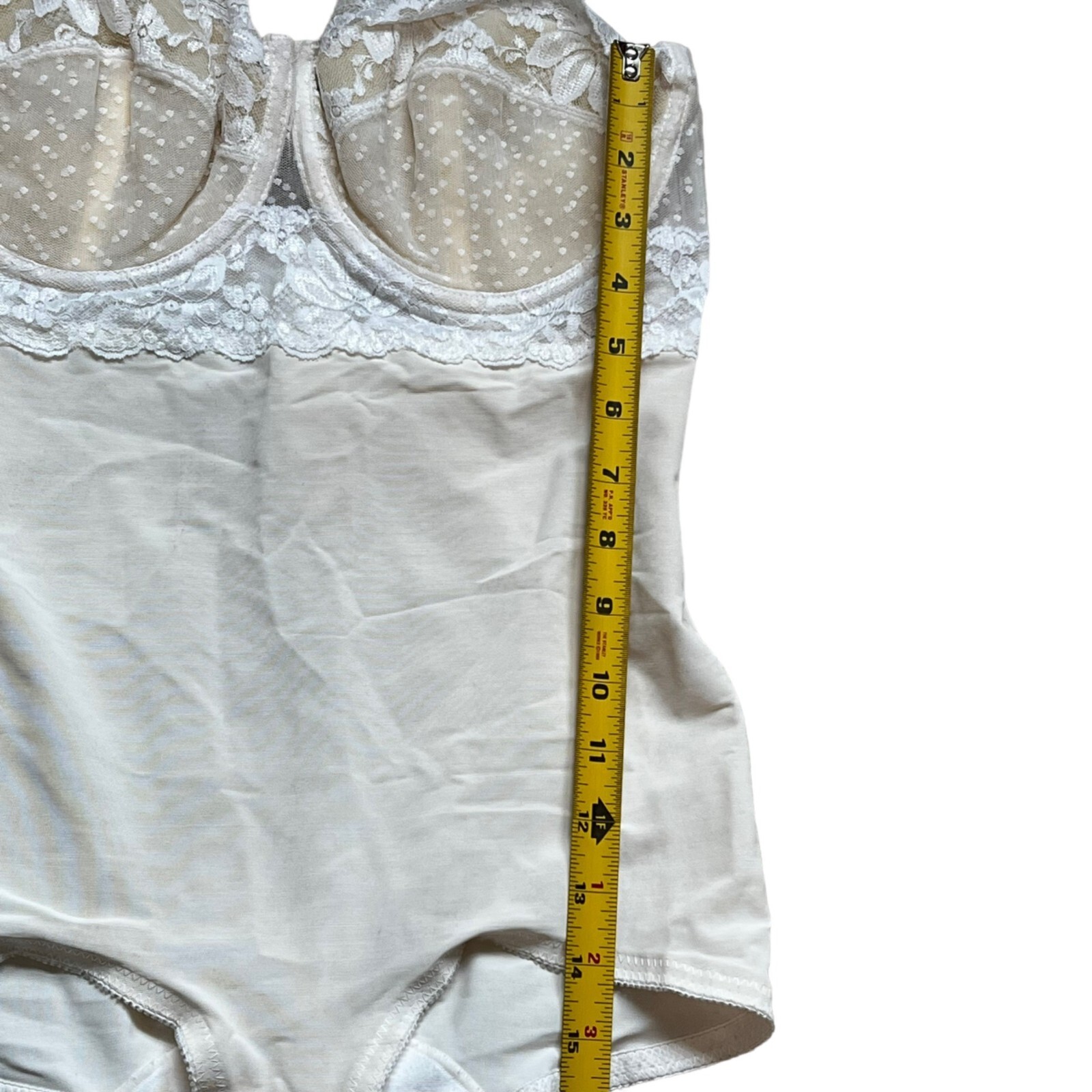Dolores for Poirettes Lace Push Up 36 Style 149C Vintage Union Made Bodysuit