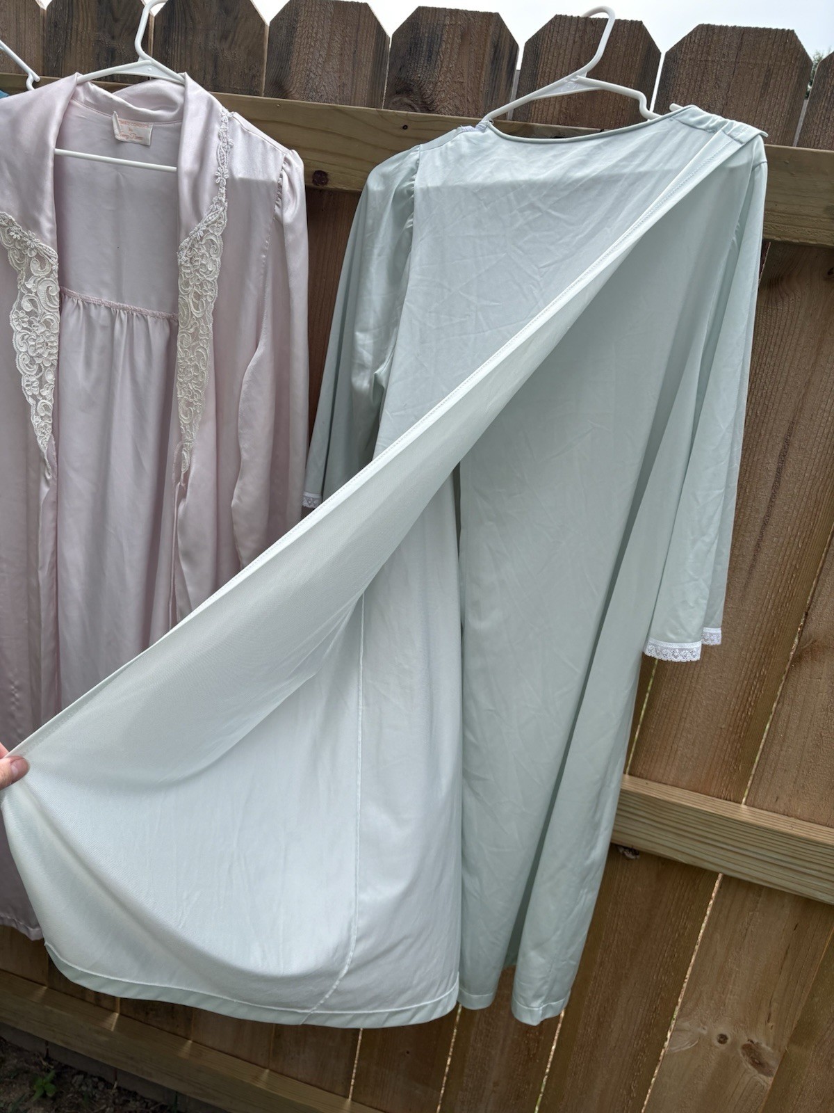 Lot Of 10 Pieces Vintage Nightgowns And Robes Moomoos Slips Lingerie L/XL