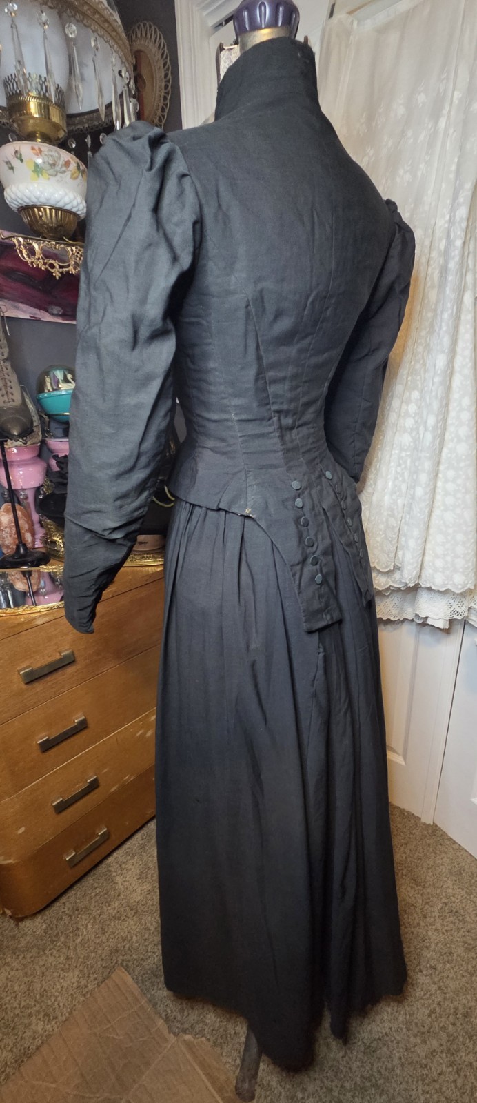 2pc. Black Victorian Riding Habit/Suit READ!