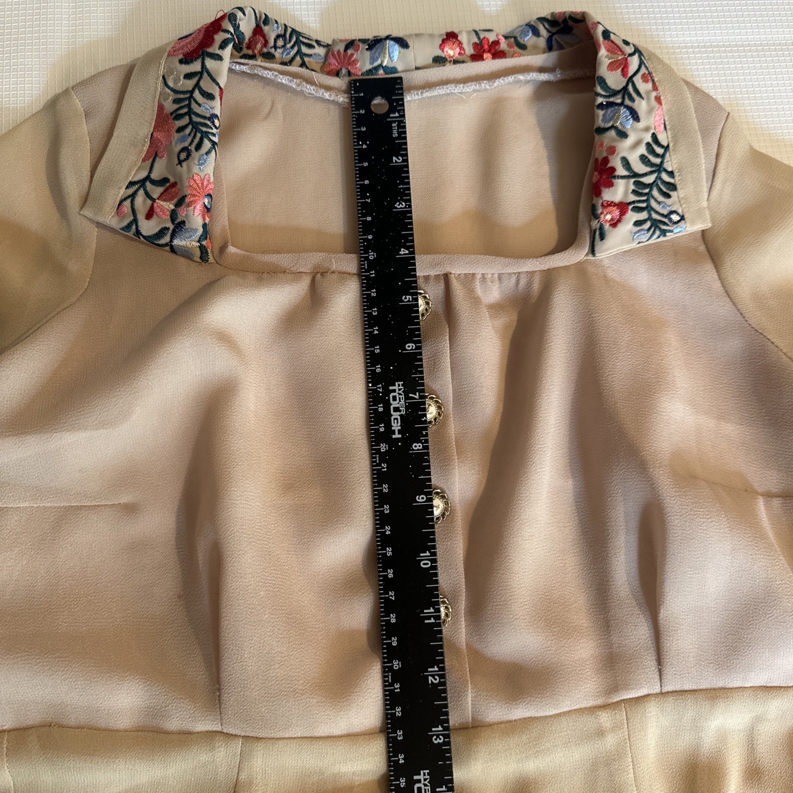 Vintage1930s 1940s style Dress Possibly from the 1970s Prairie Folk Revival