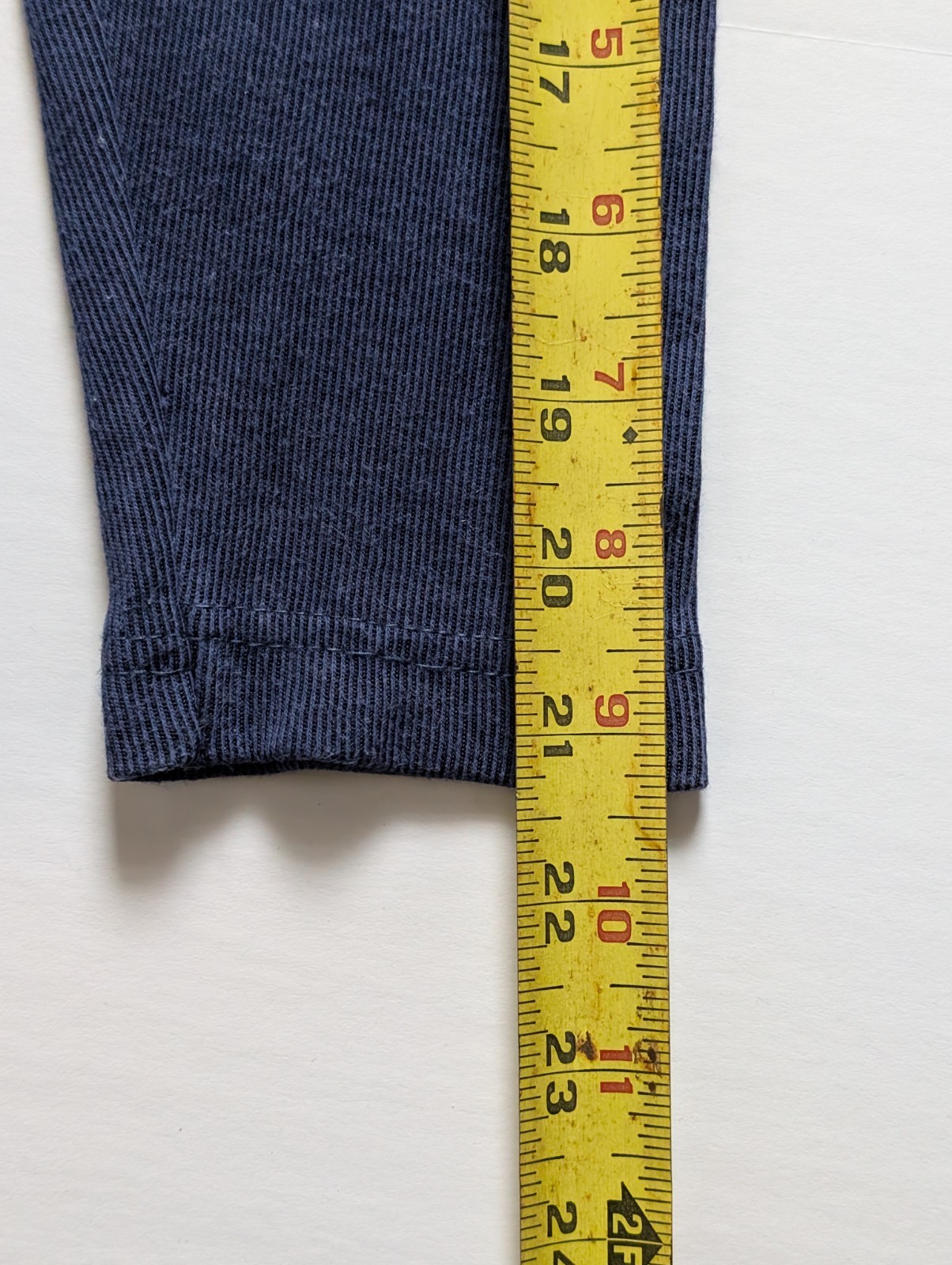 Vintage One Step Up Navy Blue Long Sleeve Blouse Women’s Size Large Cotton Blend