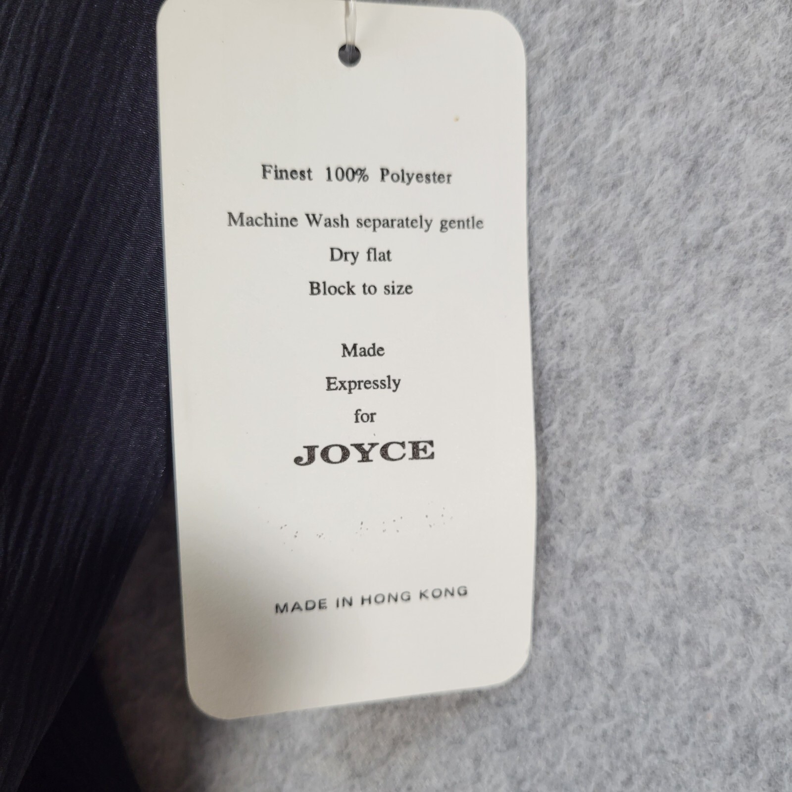 Vintage JG Collection Joyce Pants Polyester Pleated Pull On Womens 14 Black NWT