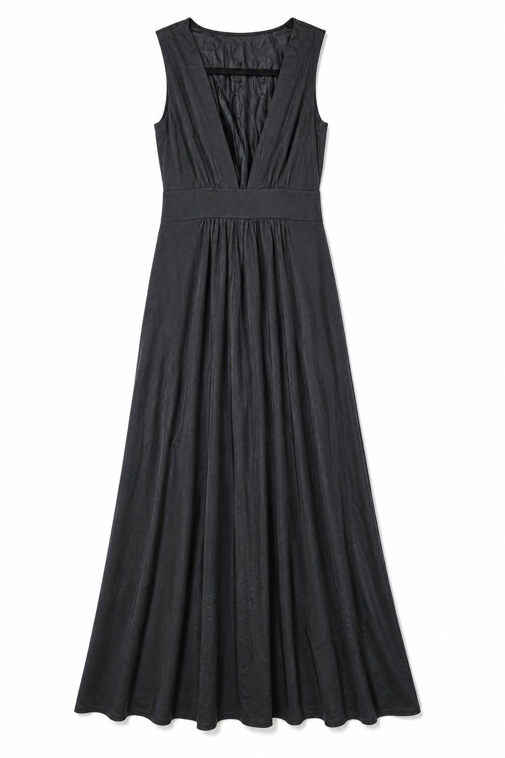 VTG RALPH MONTENERO FOR BLANCHE Nightgown Slip Dress Size M Black Sheer Vintage