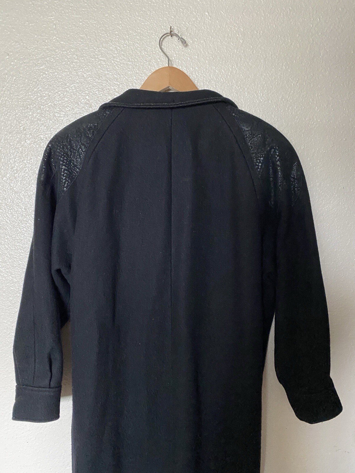 Vintage ILGWU Int Ladies Garment Workers Union Karizma Coat Snake Leather Sz 11