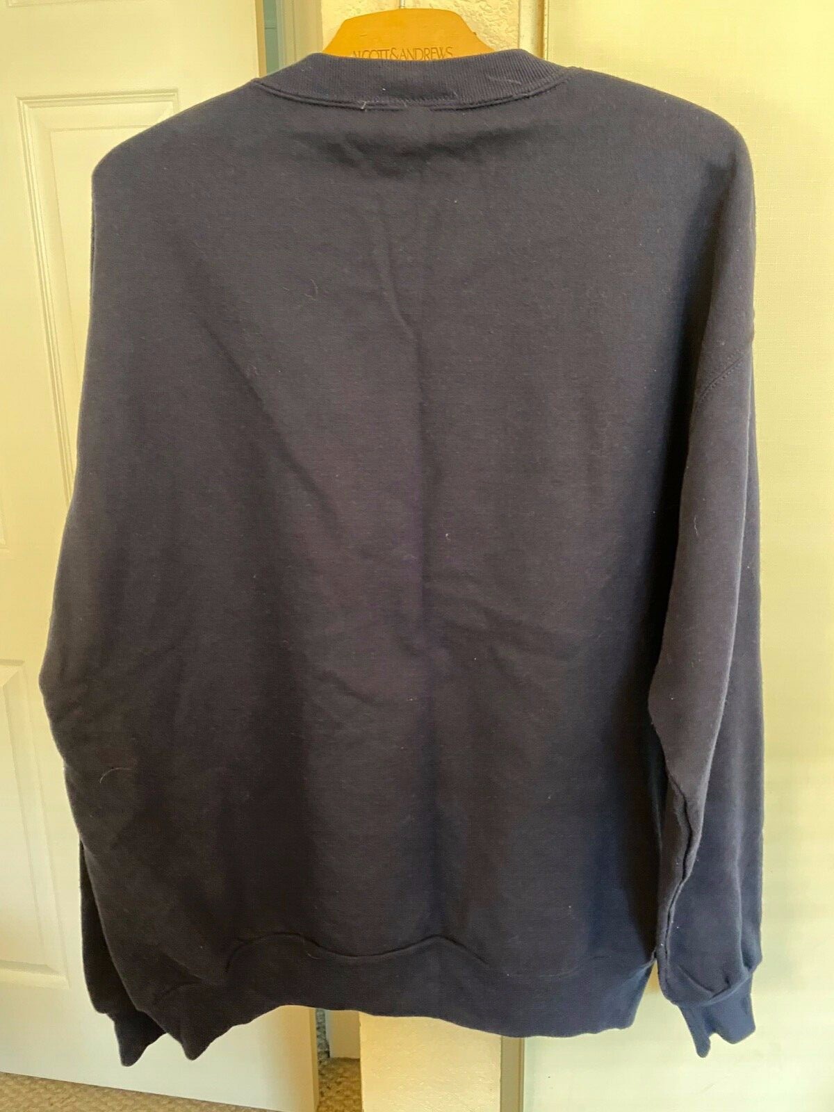 Christine Alexander American Flag Sequin Embellished Sweatshirt Sz Large USA